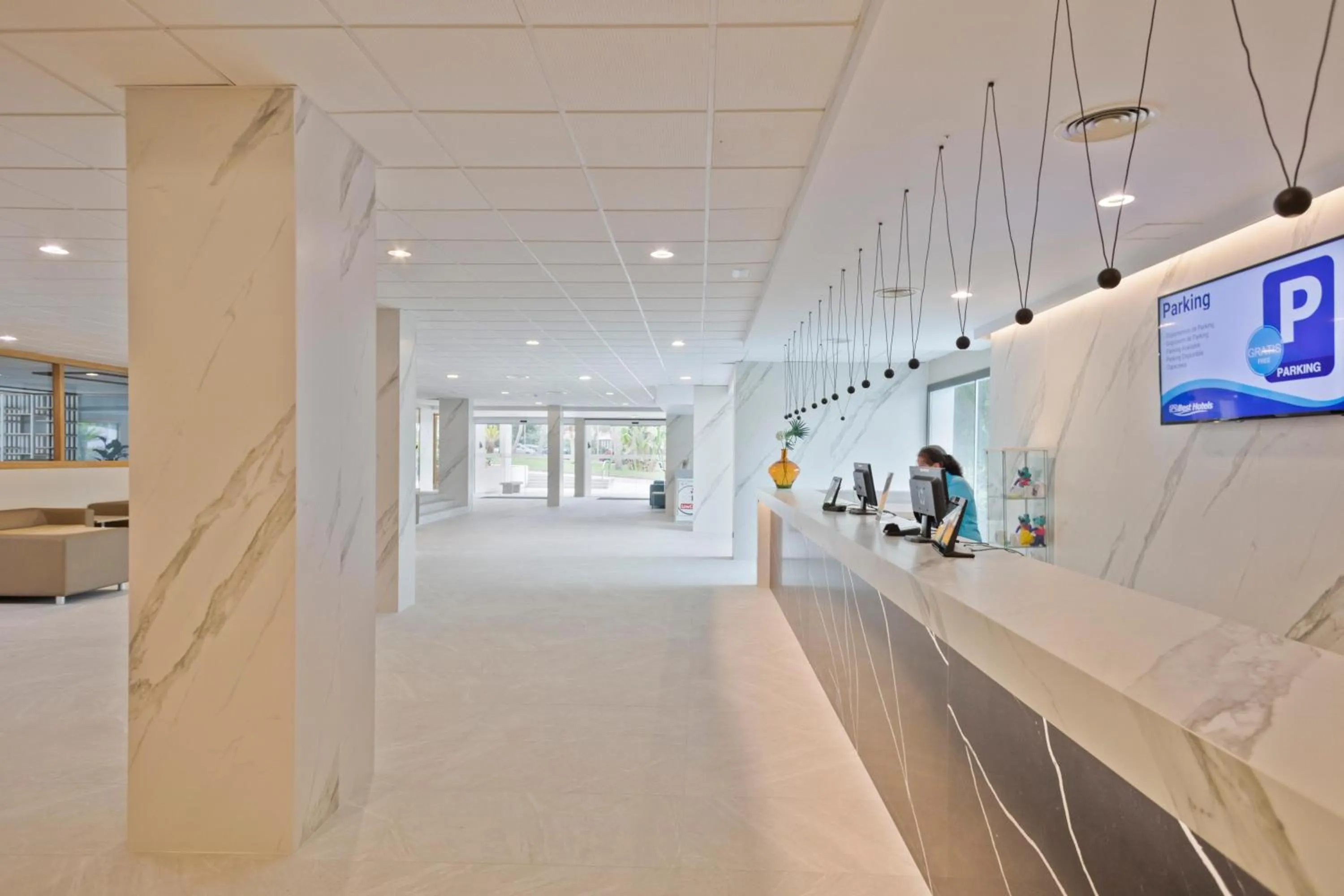 Lobby or reception in Hotel Best Delta