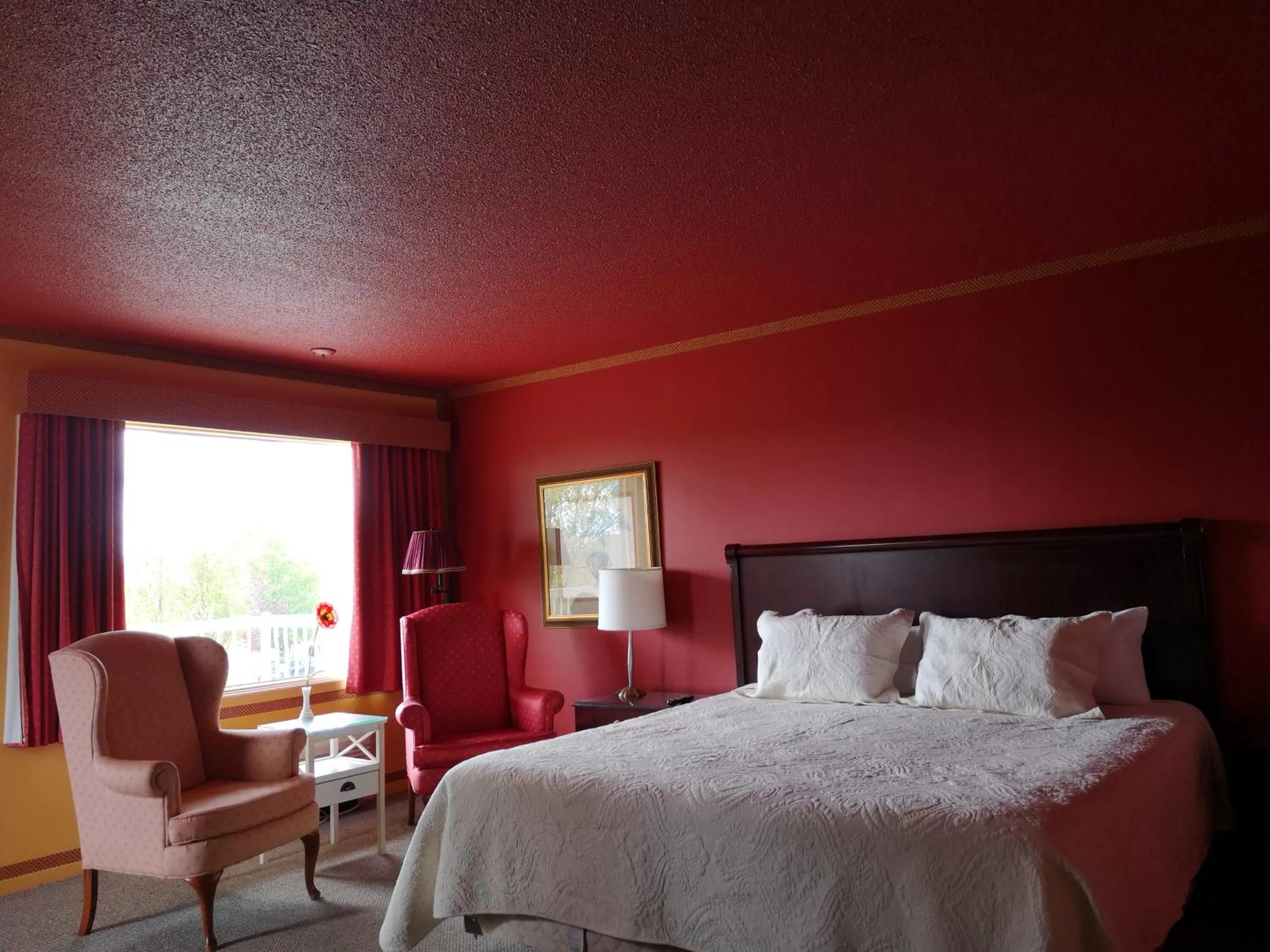 Bed in Hotellerie Jardins de Ville