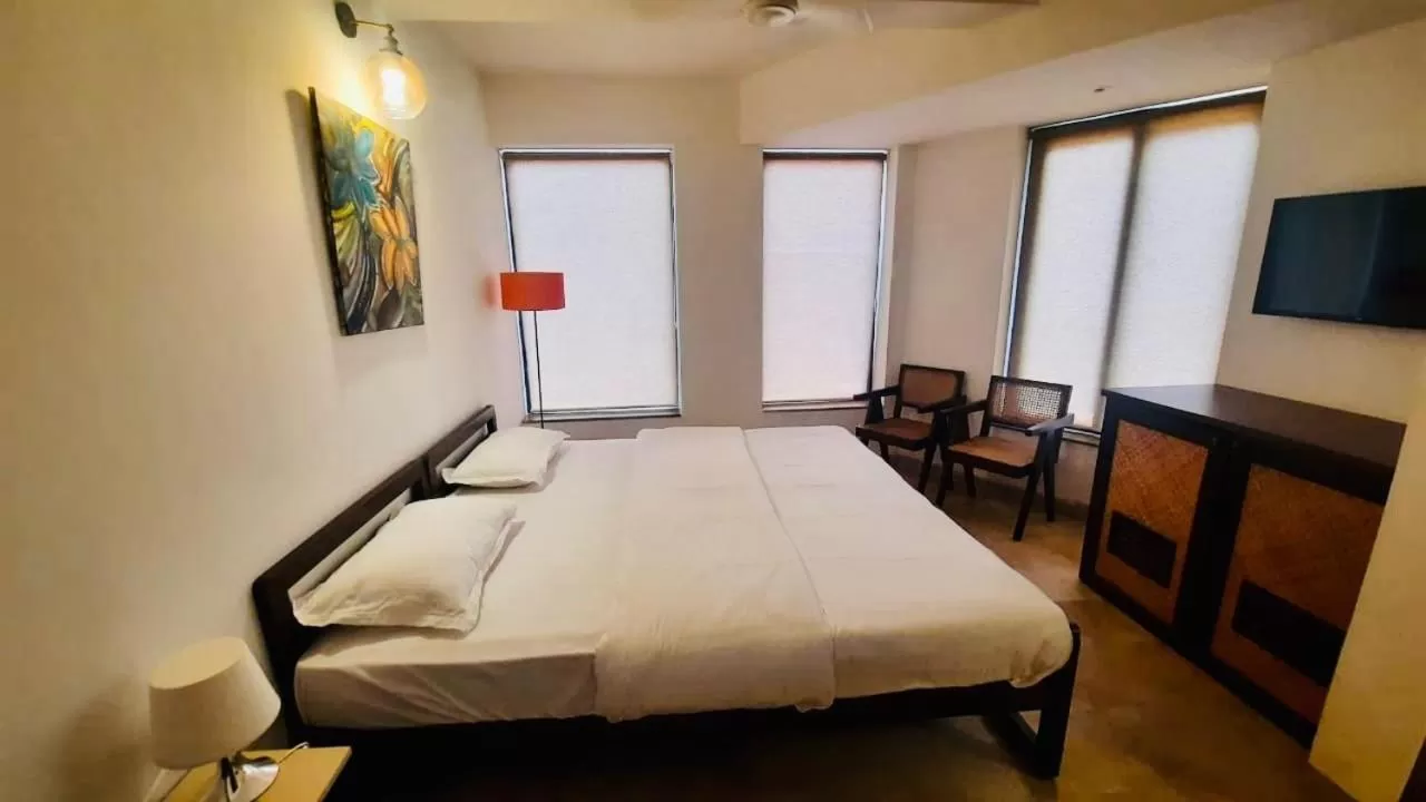 Bed in HALF Hotel, Calangute