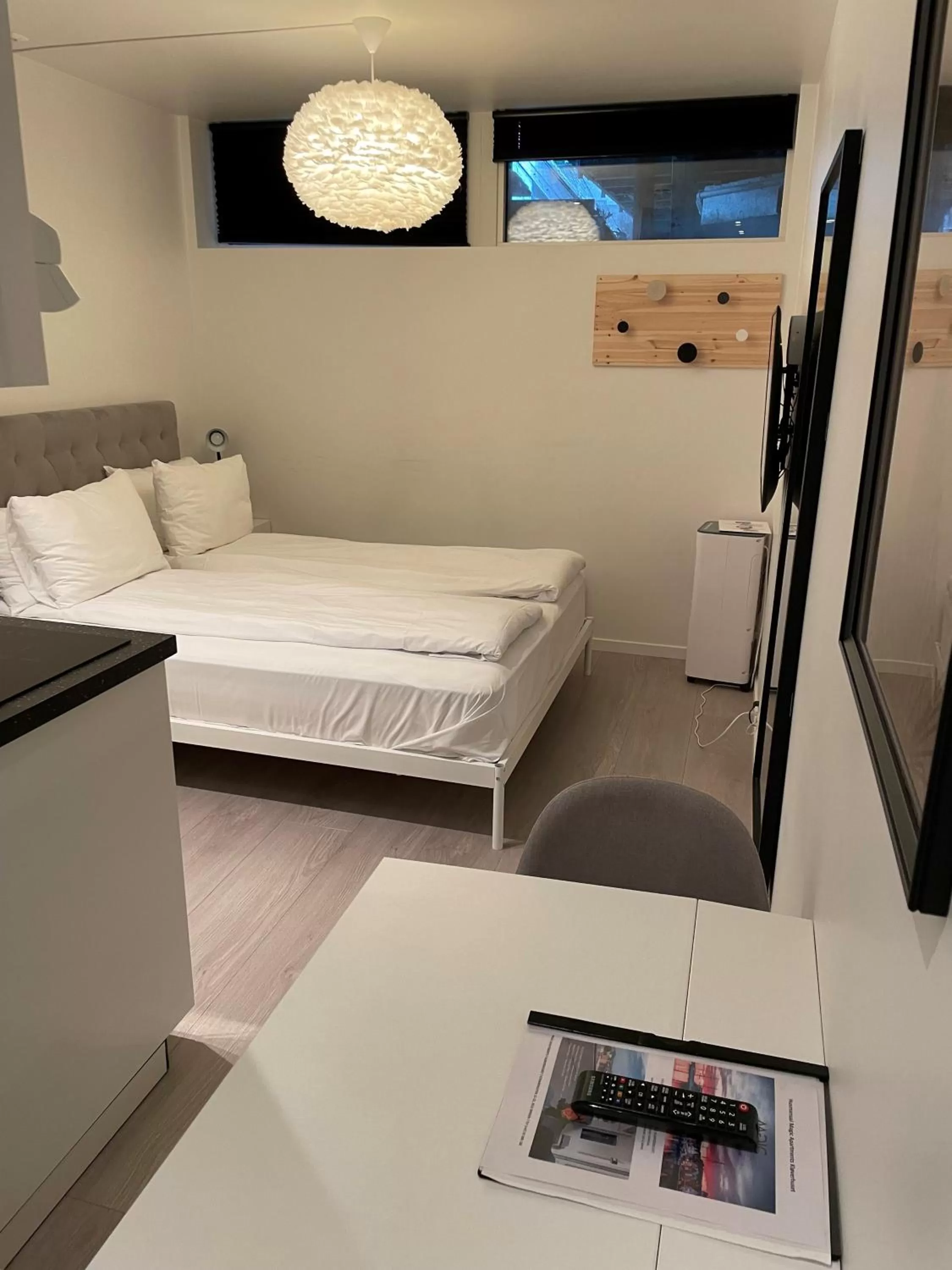 Bed in Magic Hotel & Apartments Kløverhuset