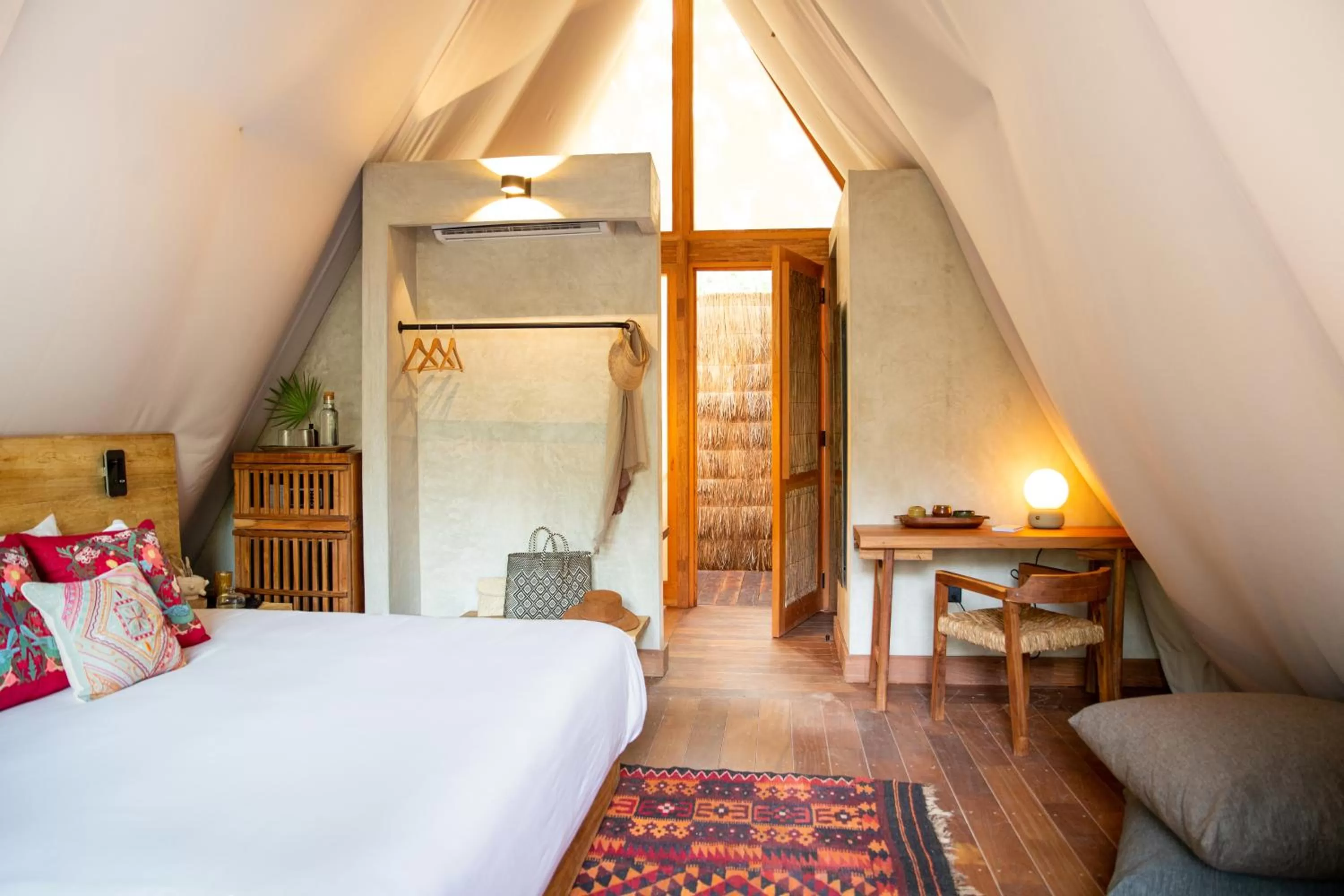 Bedroom, Bed in Our Habitas Bacalar - Adults Only