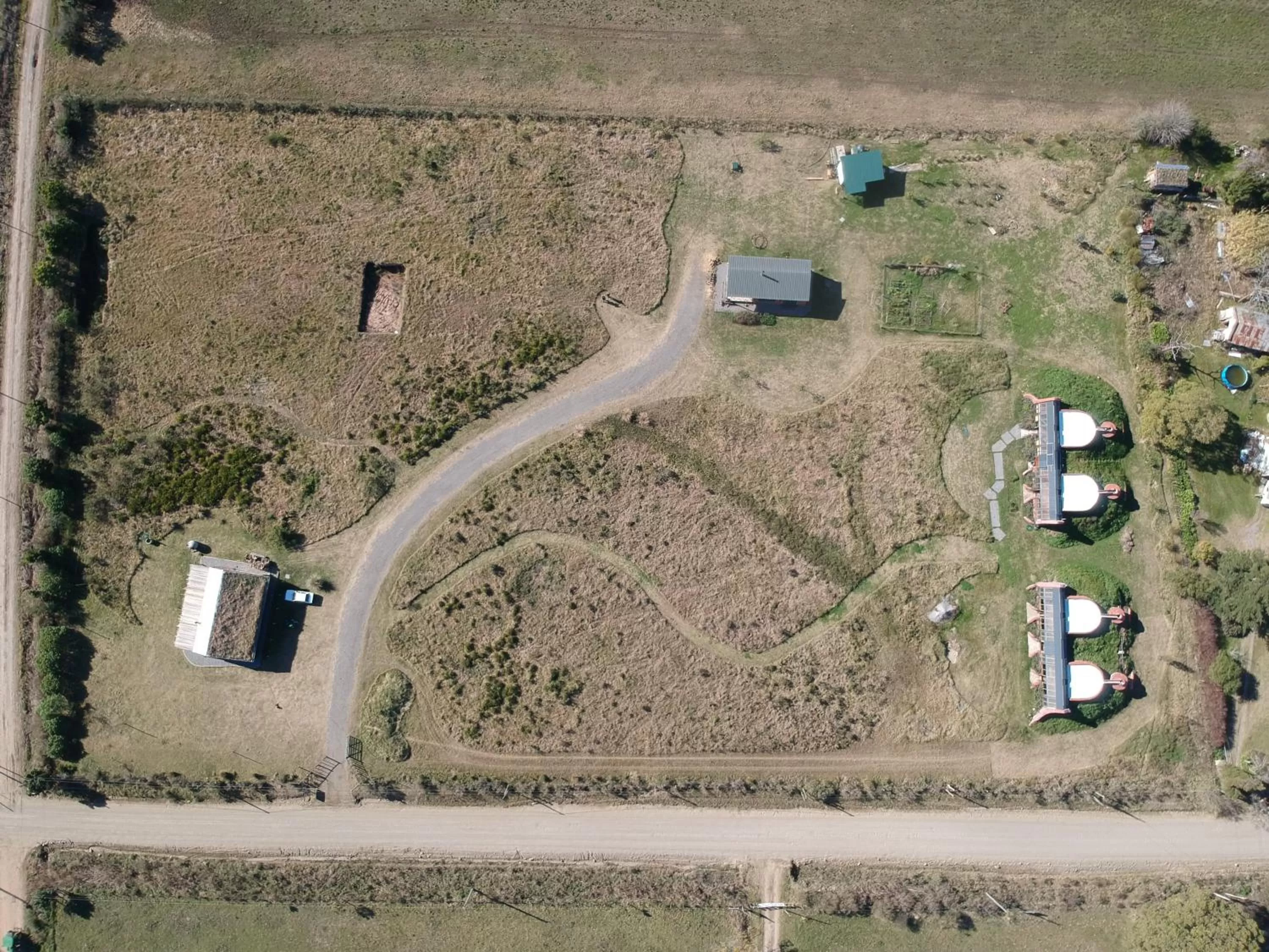 View (from property/room), Bird's-eye View in Caliu Earthship Ecolodge