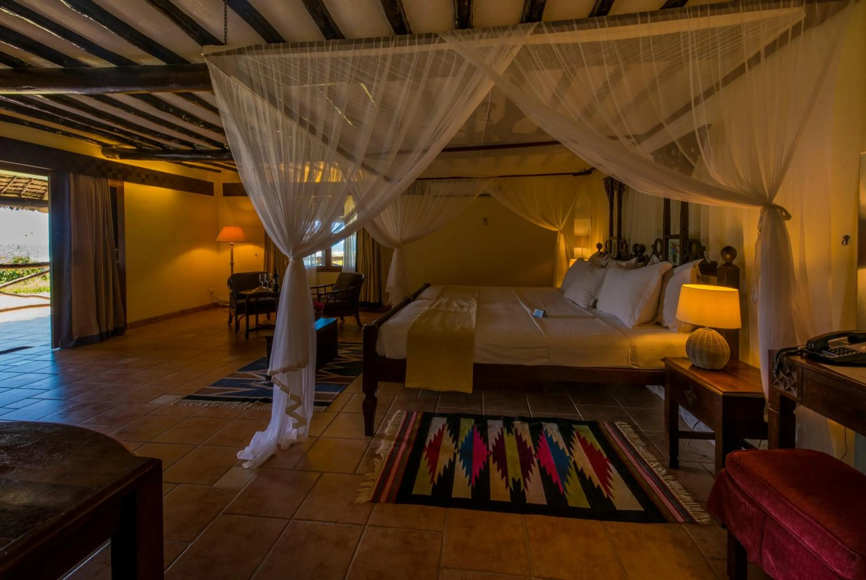 Bedroom, Bed in Amani Beach Resort
