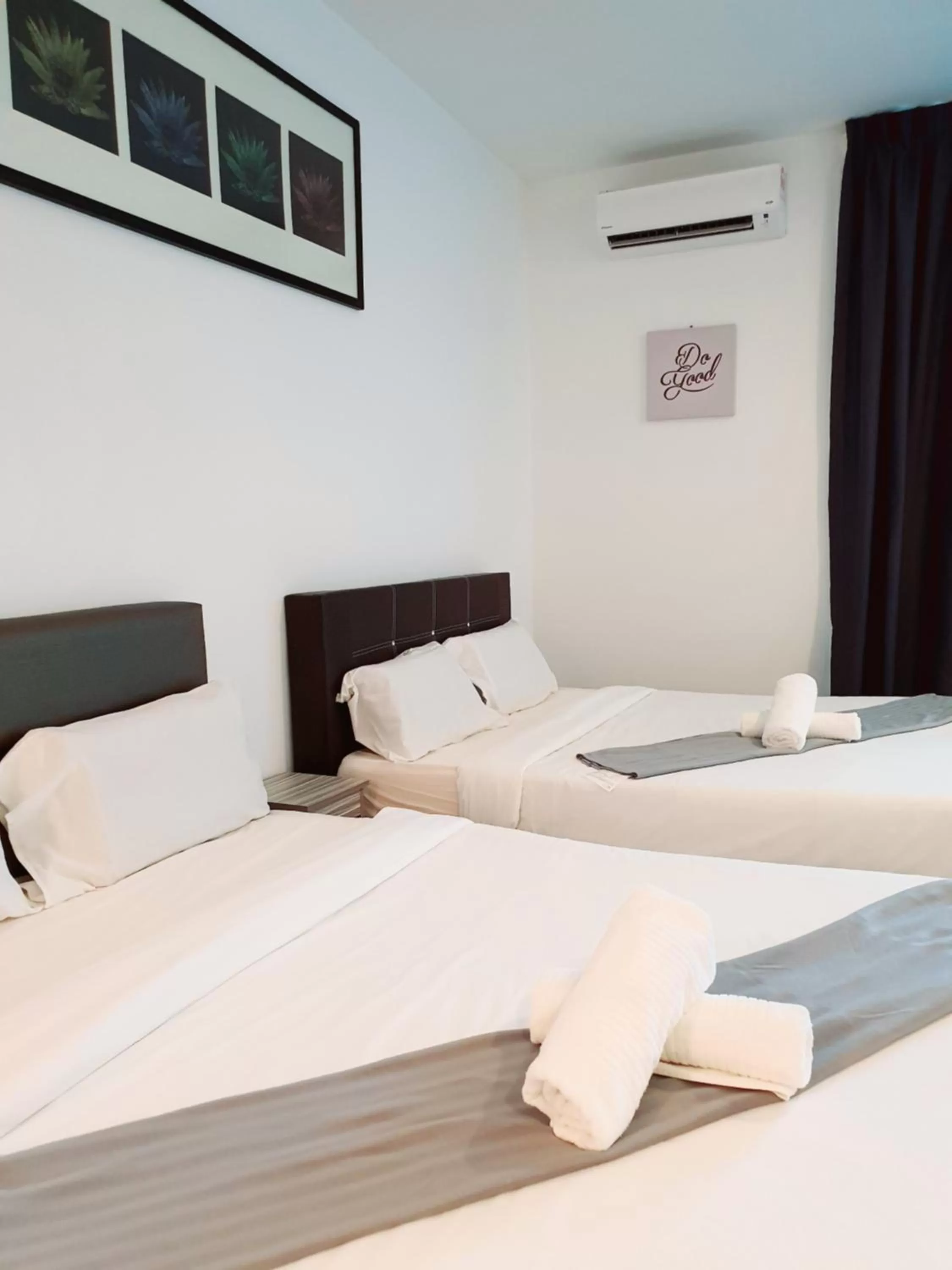 Bed in Bangi Perdana Hotel