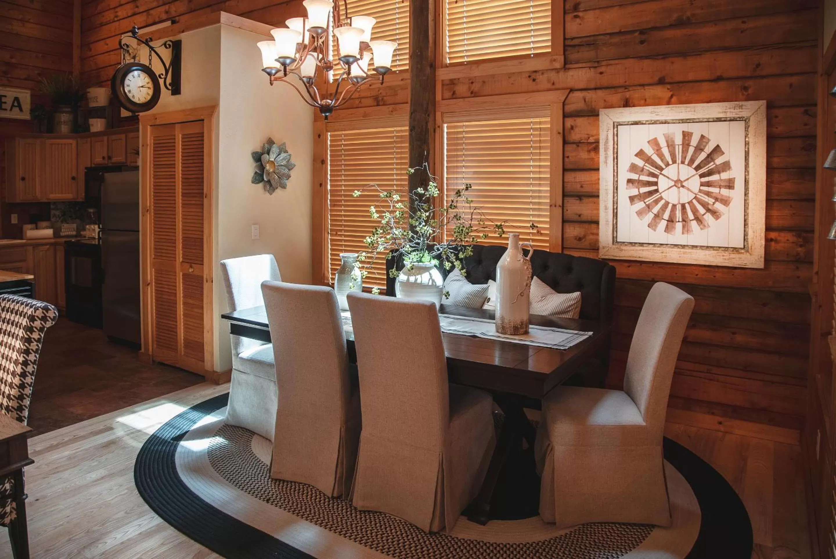 Decorative detail in Cabins at Grand Mountain