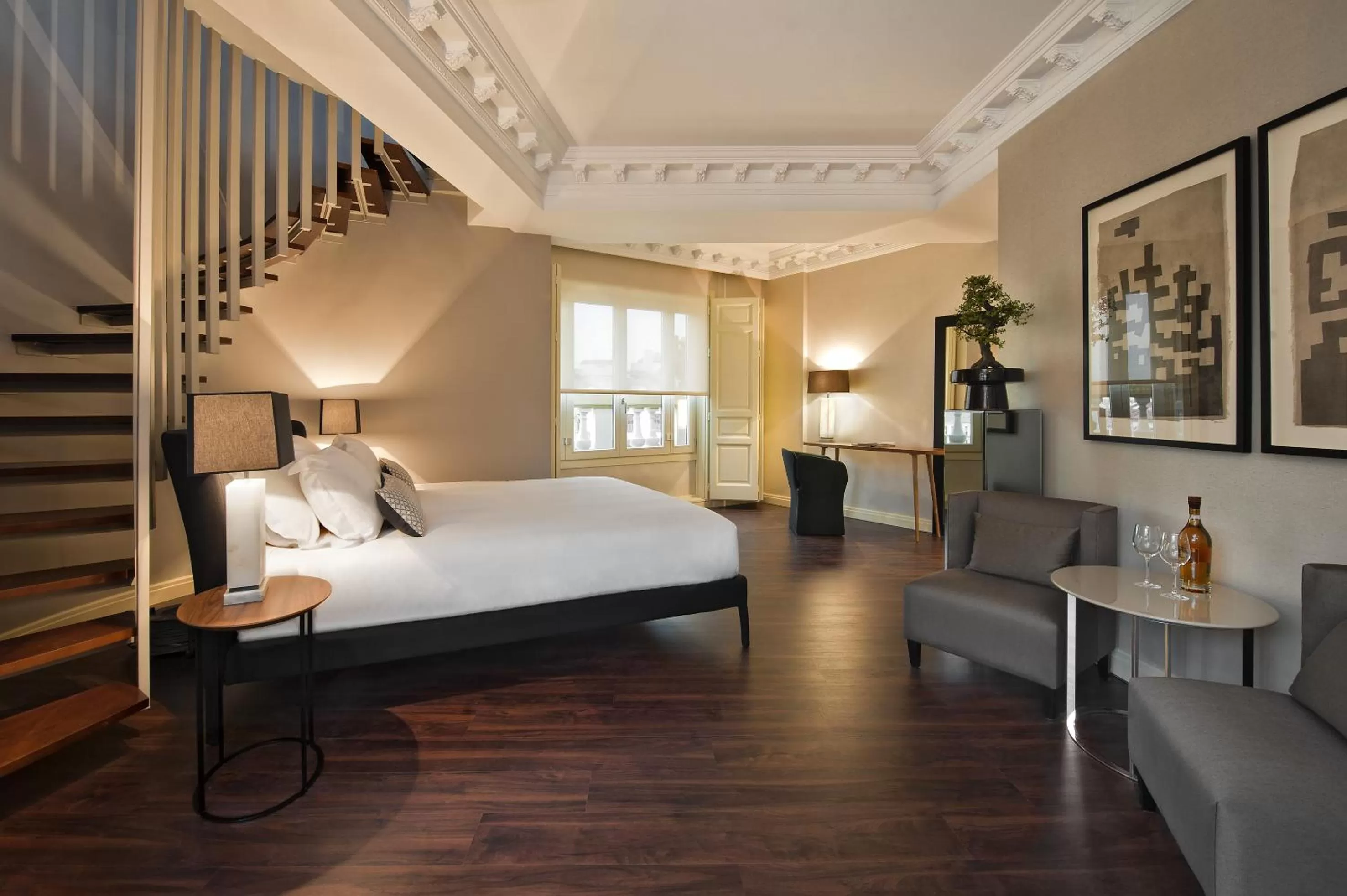 Bedroom, Bed in Hotel Sardinero Madrid