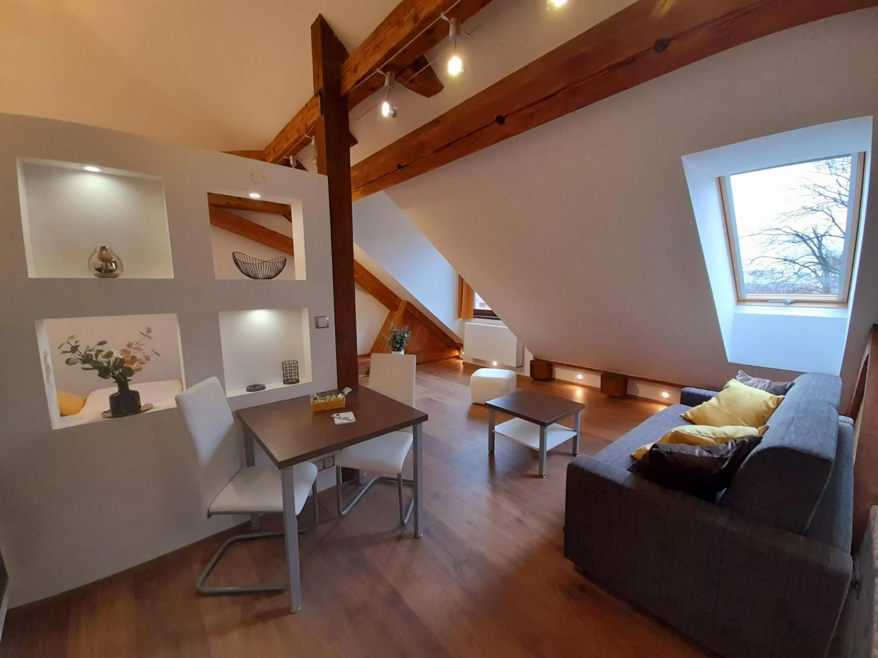 Seating area in Residence Mariánská