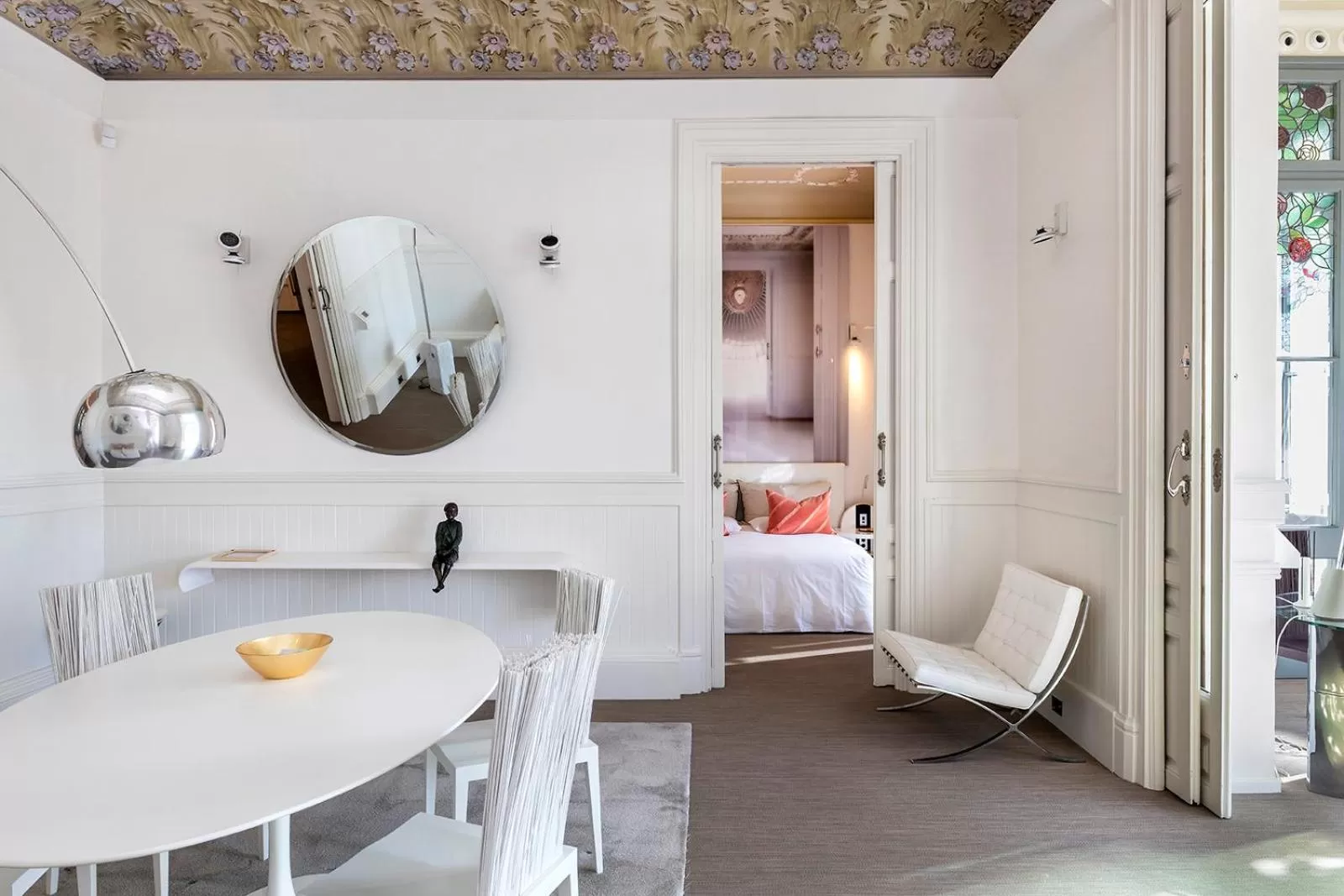 Bed in El Palauet Modernist Suites Barcelona