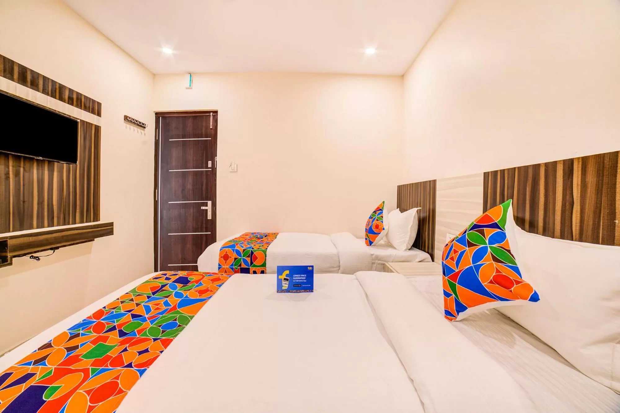 Bedroom, Bed in FabHotel Spark Inn Dwarakanagar