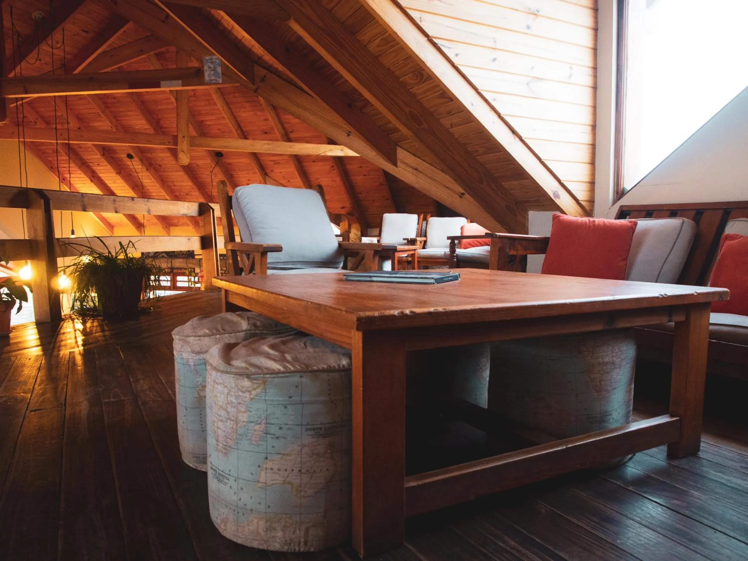 Living room in America Del Sur Calafate Hostel