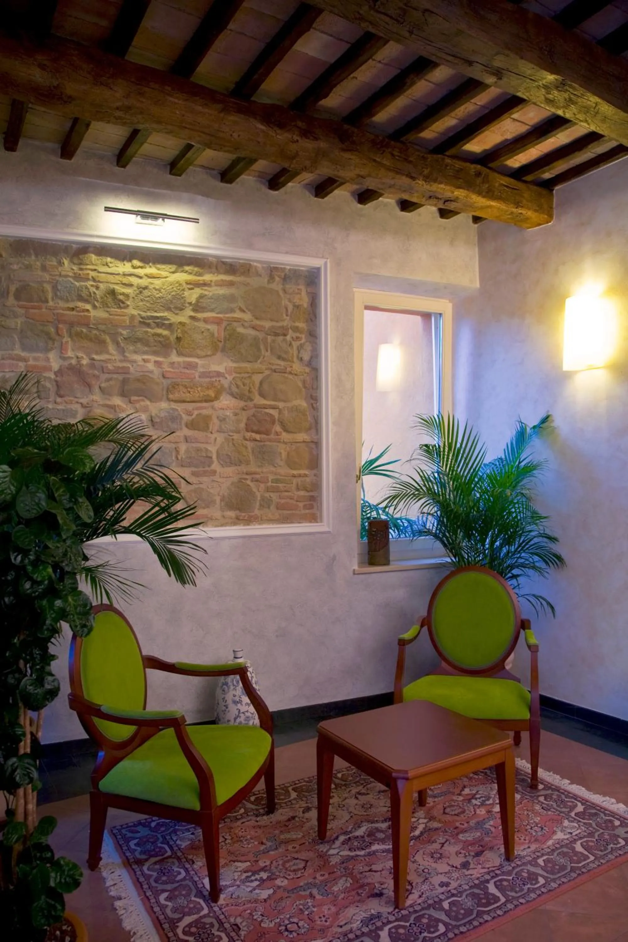 Seating area in Relais Villa Fornari