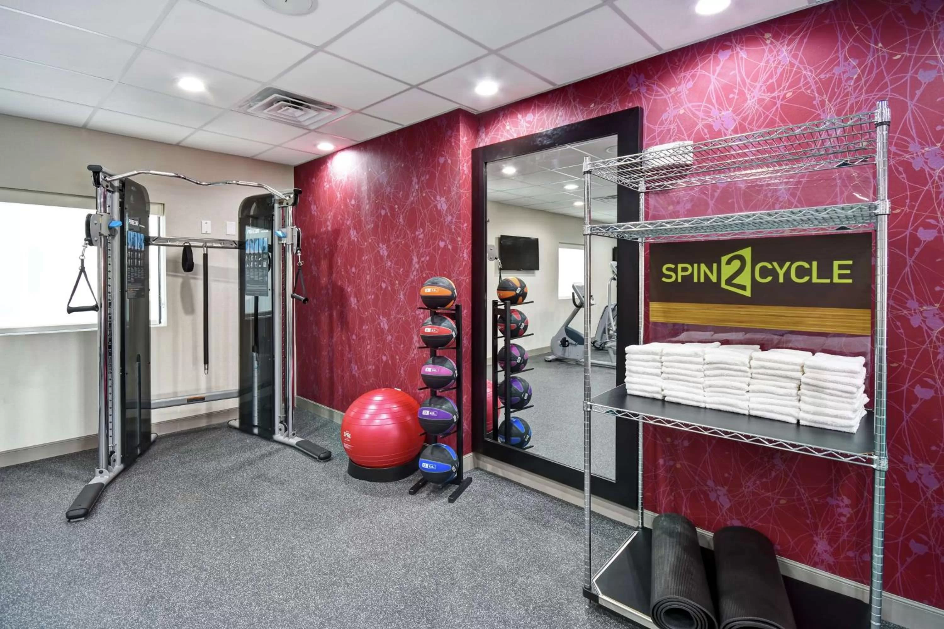Fitness centre/facilities in Home2 Suites By Hilton Fort Worth Fossil Creek
