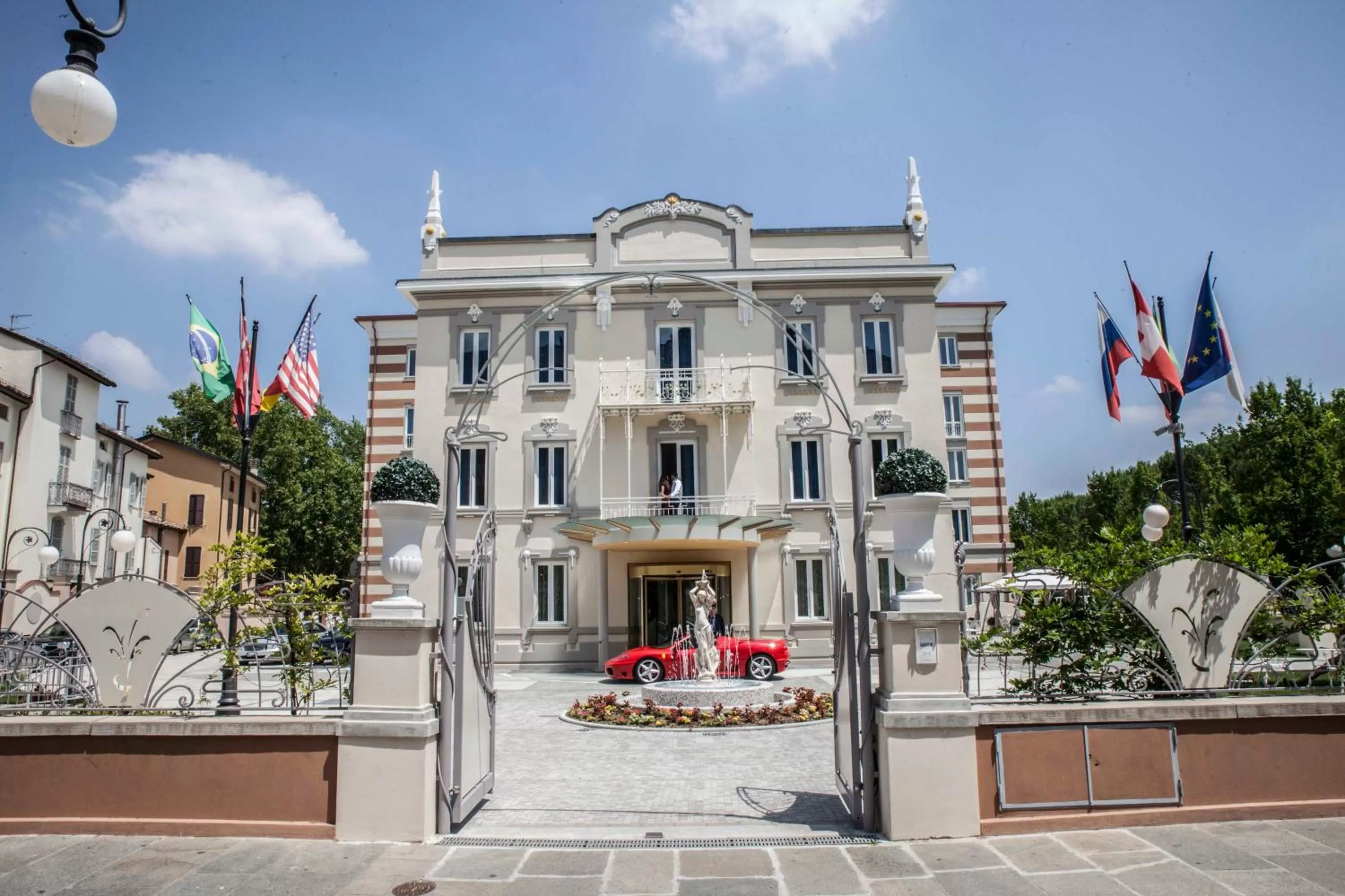 Facade/entrance in Grand Hotel Salsomaggiore