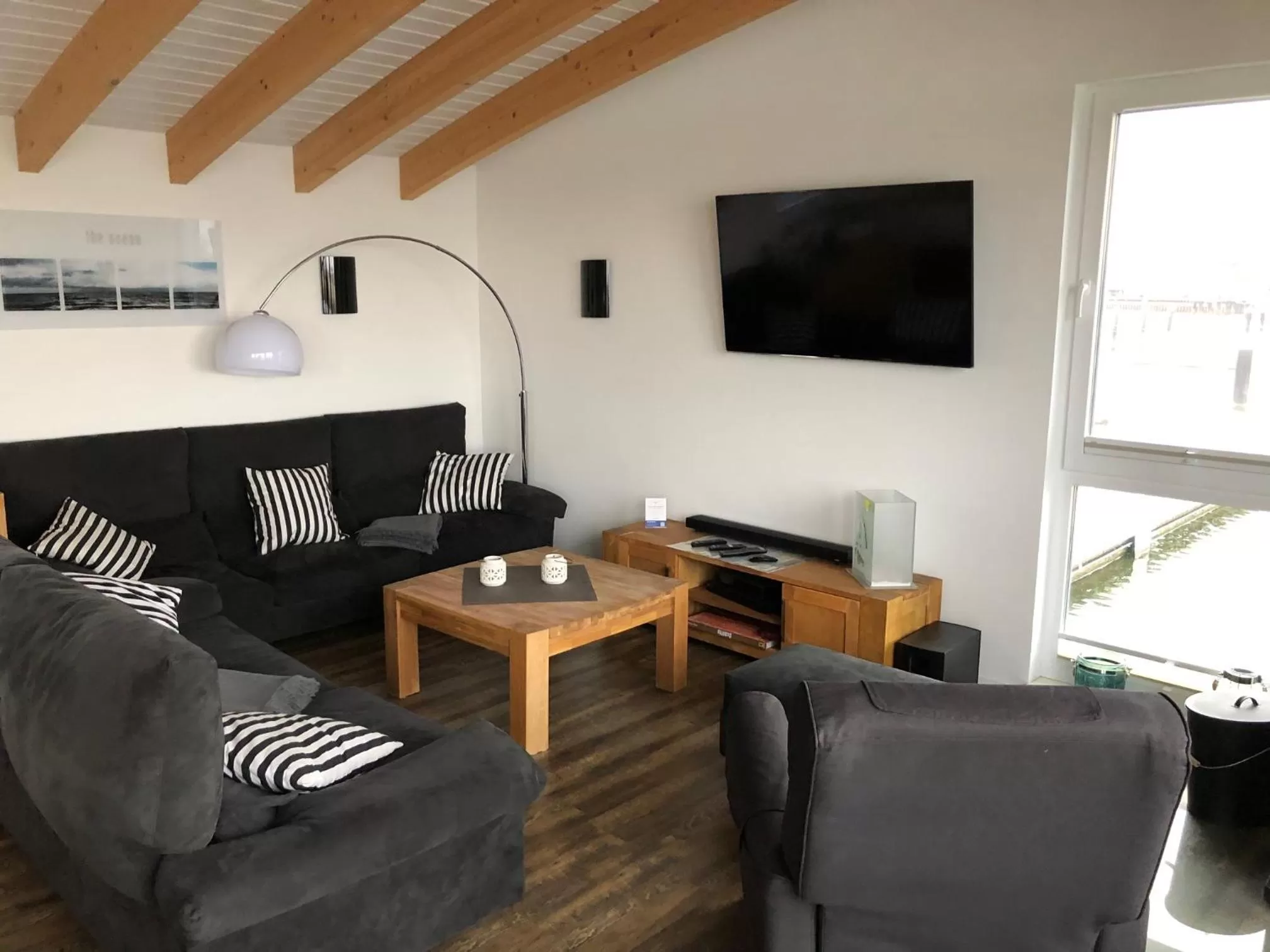 Living room in Schwimmende Häuser im BALTIC SEA RESORT