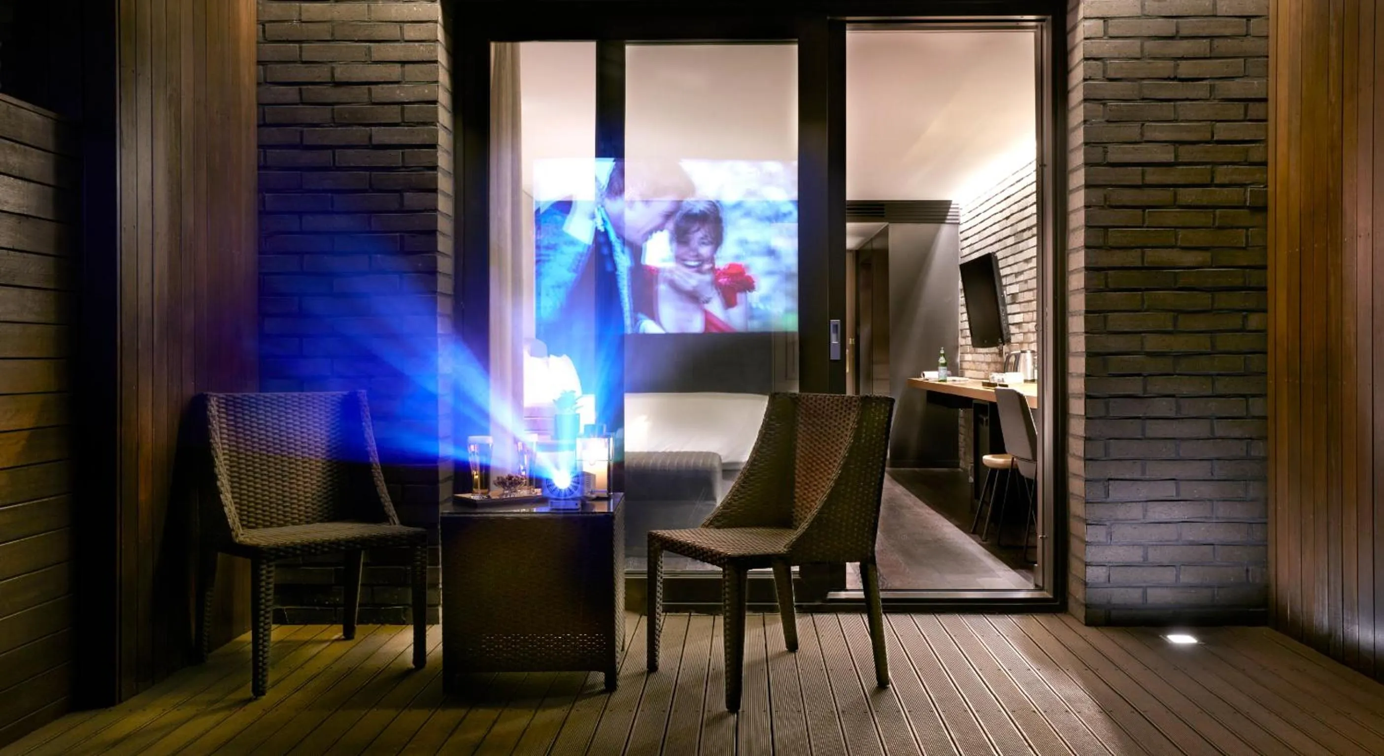 Balcony/Terrace in Maison Glad Jeju