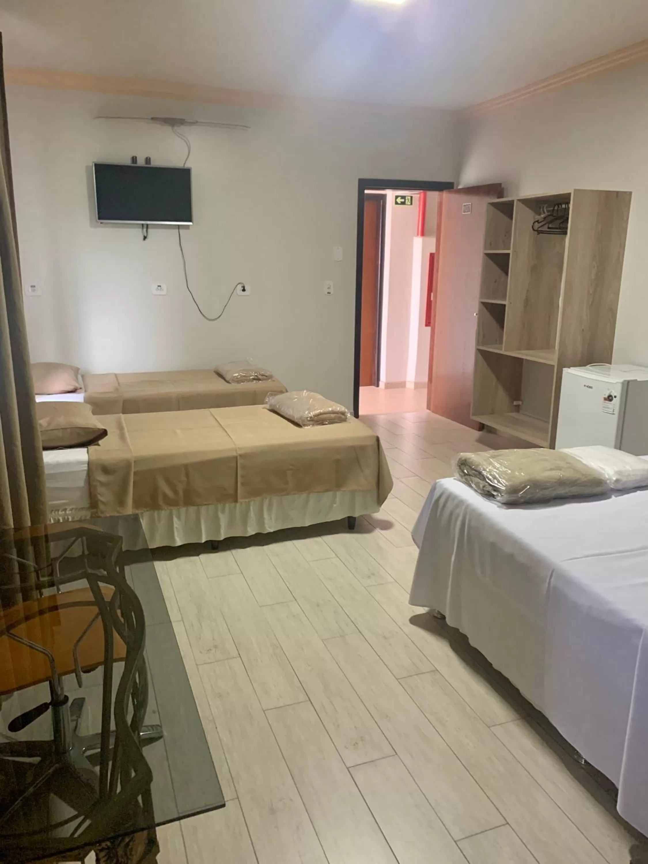 Bed in Hotel Paradizzo