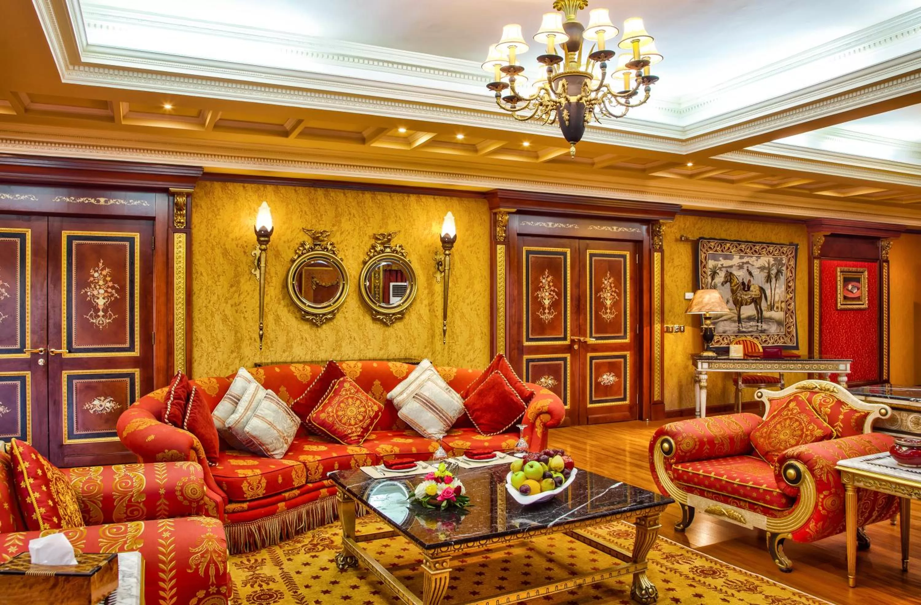 Communal lounge/ TV room in Royal Mirage Deluxe