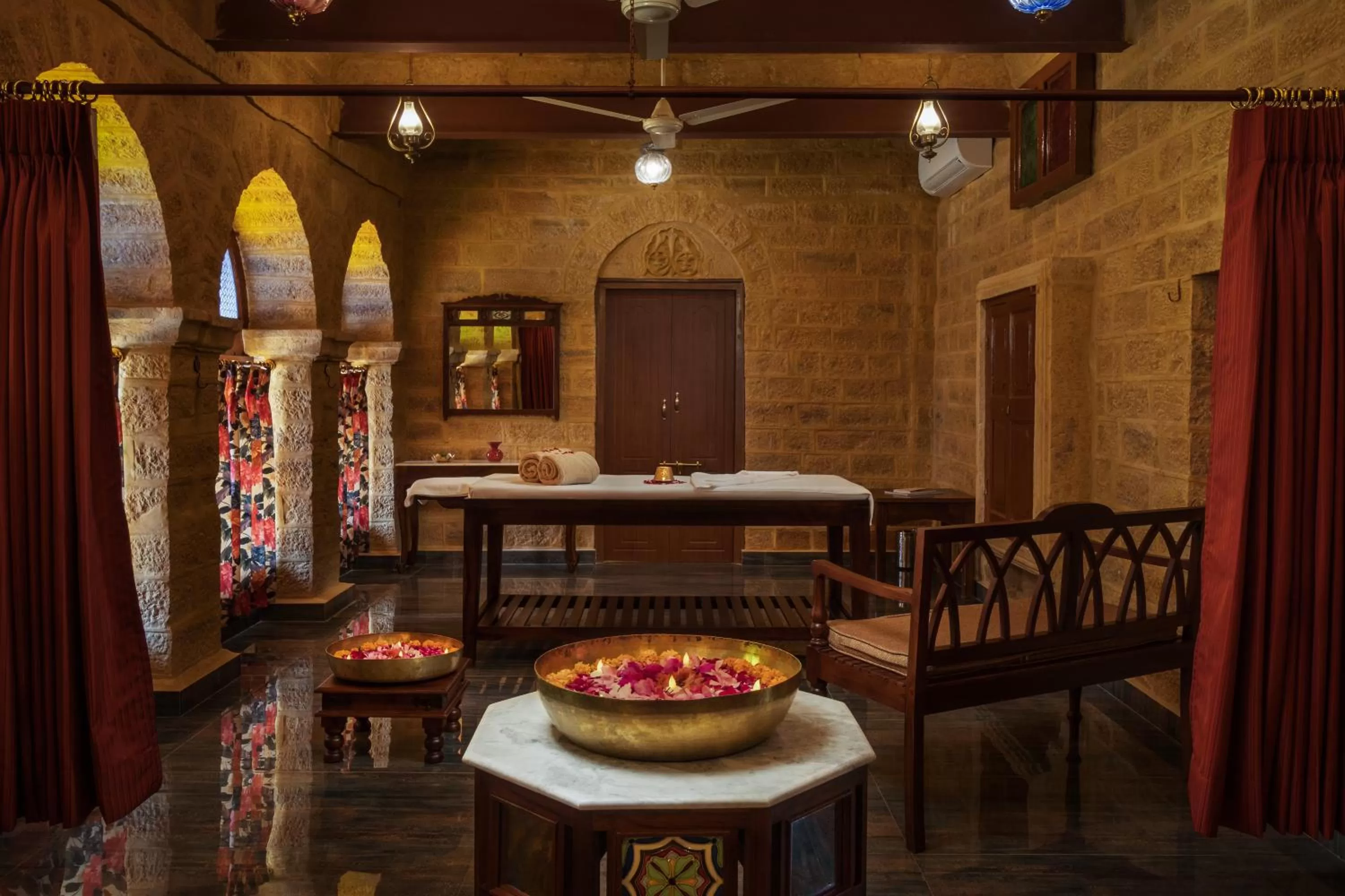Spa and wellness centre/facilities in WelcomHeritage Mohangarh Fort