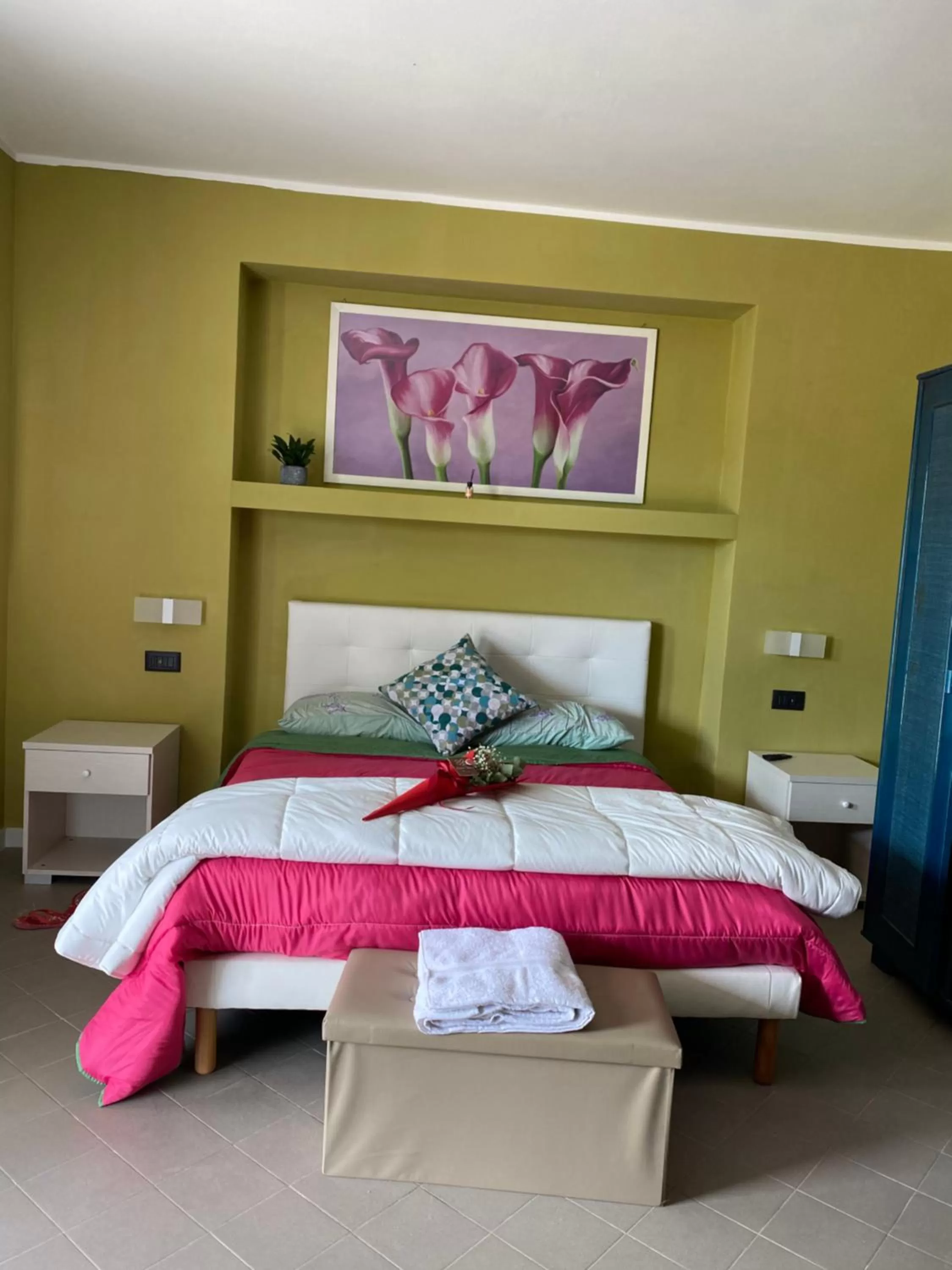 Bed in B&B Cleofà Paestum