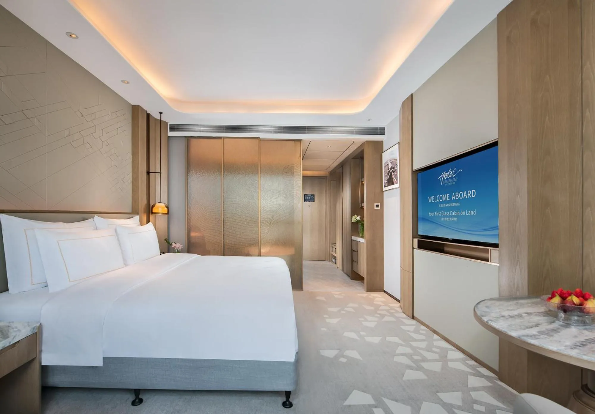 Photo of the whole room, Bed in Shenzhenair International Hotel