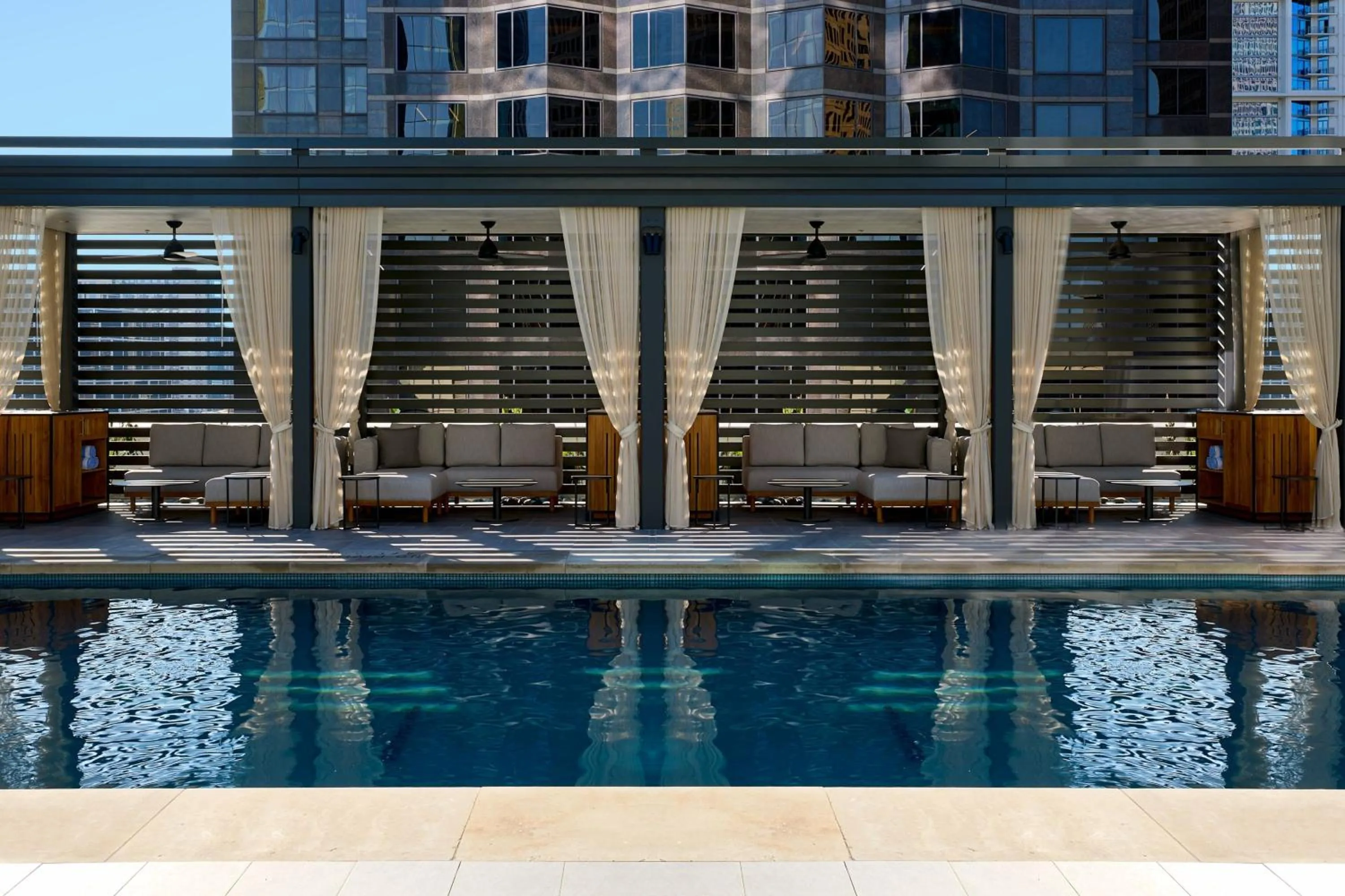 Swimming pool in JW Marriott Dallas Arts District