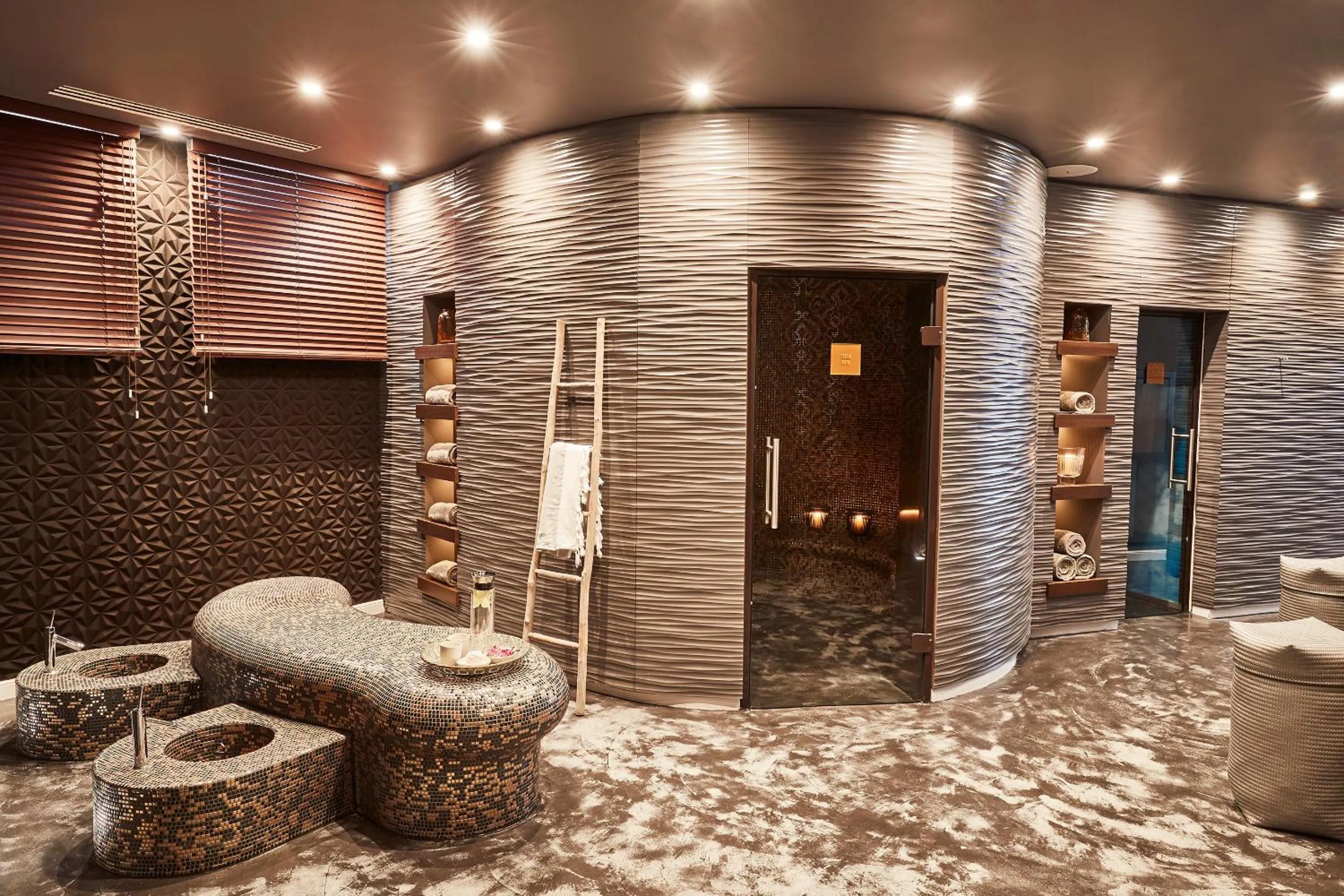 Sauna in 7Pines Resort Ibiza, part of Destination by Hyatt