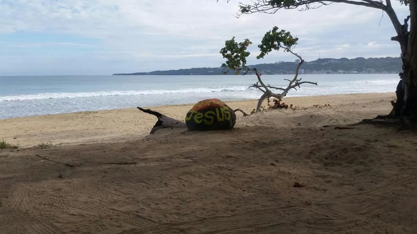 Natural landscape, Beach in Aguada of the Seas