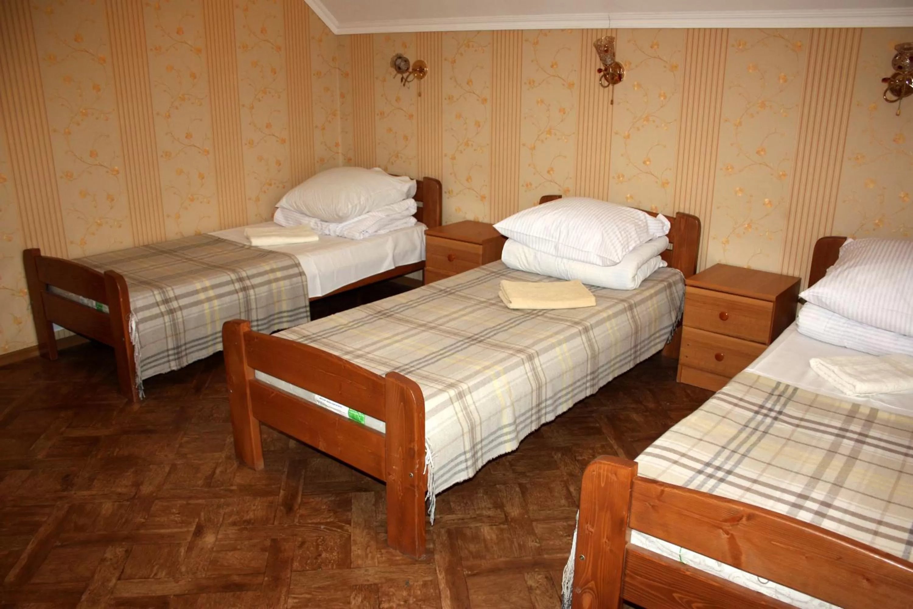 Bed in Inn Khlibodarskiy