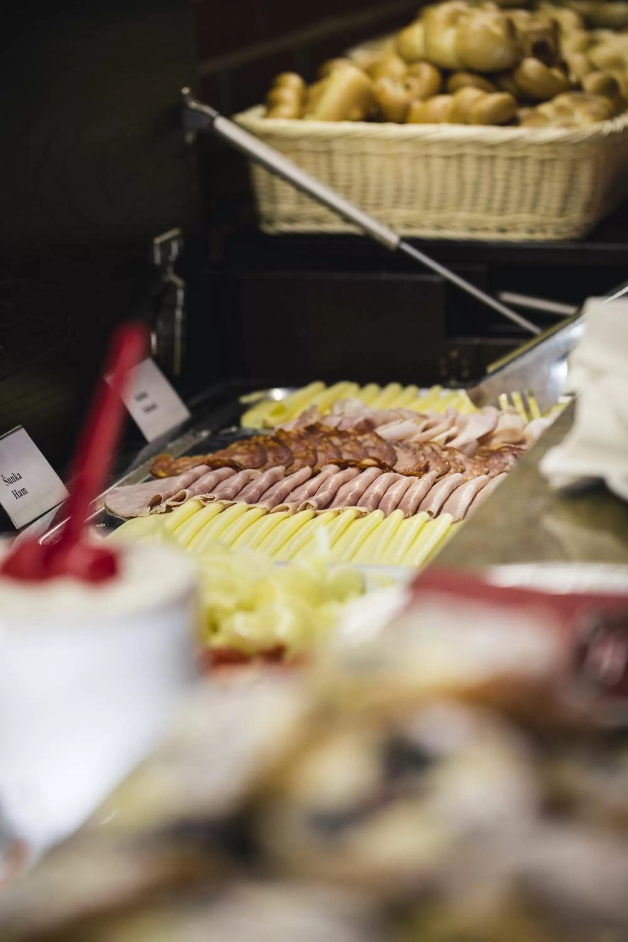 Continental breakfast in Hotel Purkmistr