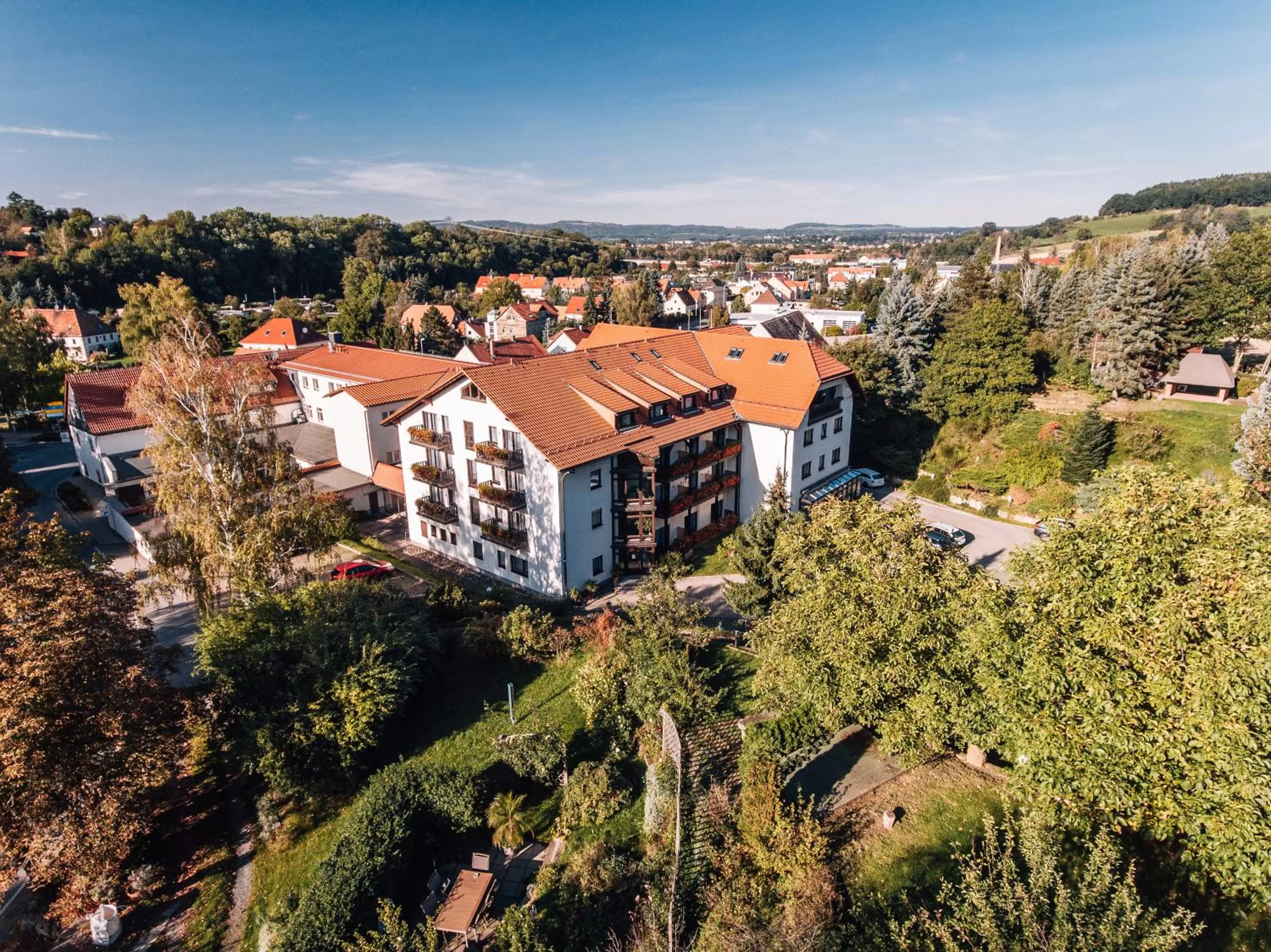 Bird's eye view, Bird's-eye View in Hotel Zur Post