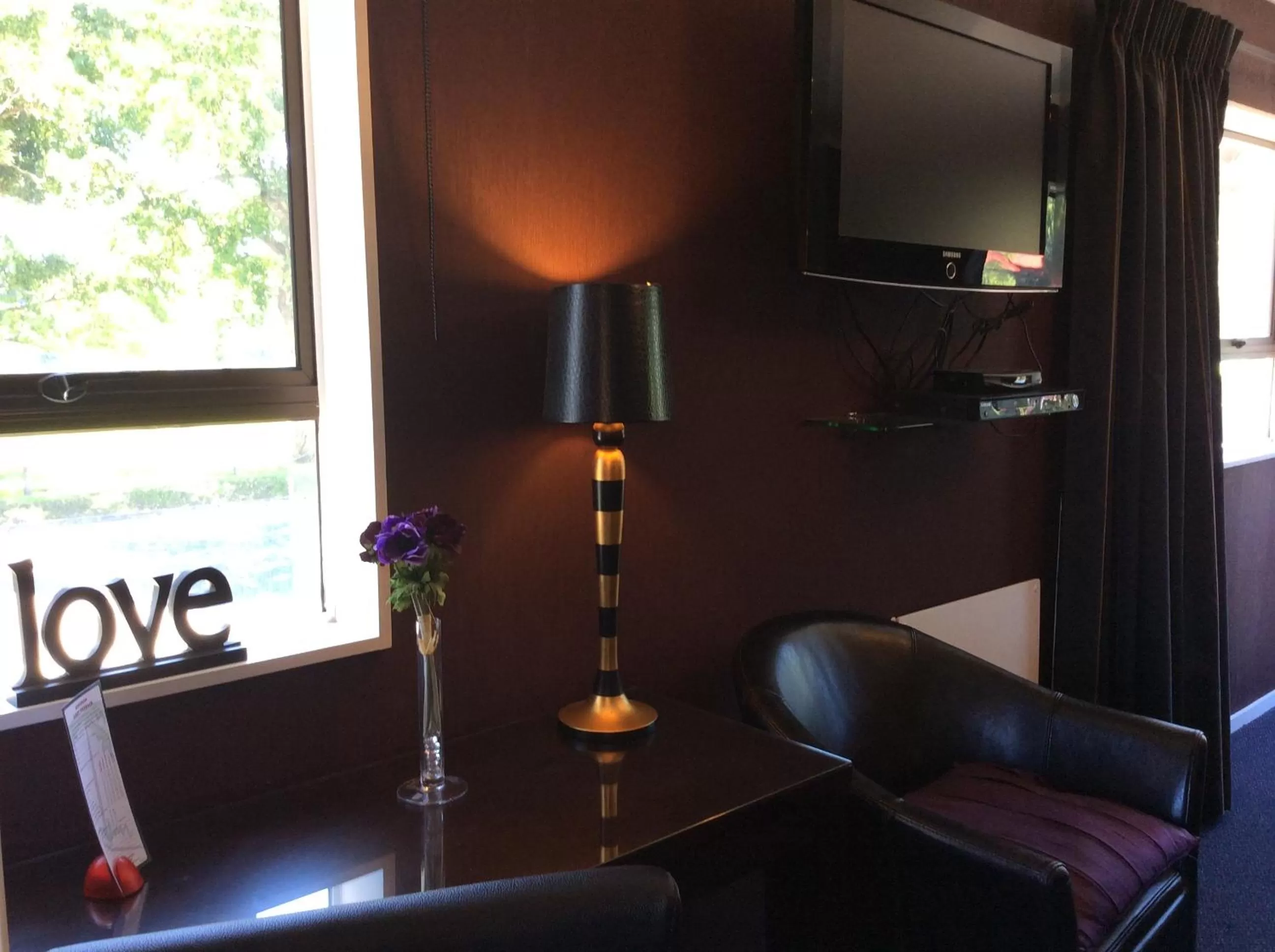 Decorative detail, Seating Area in Anndion Motel