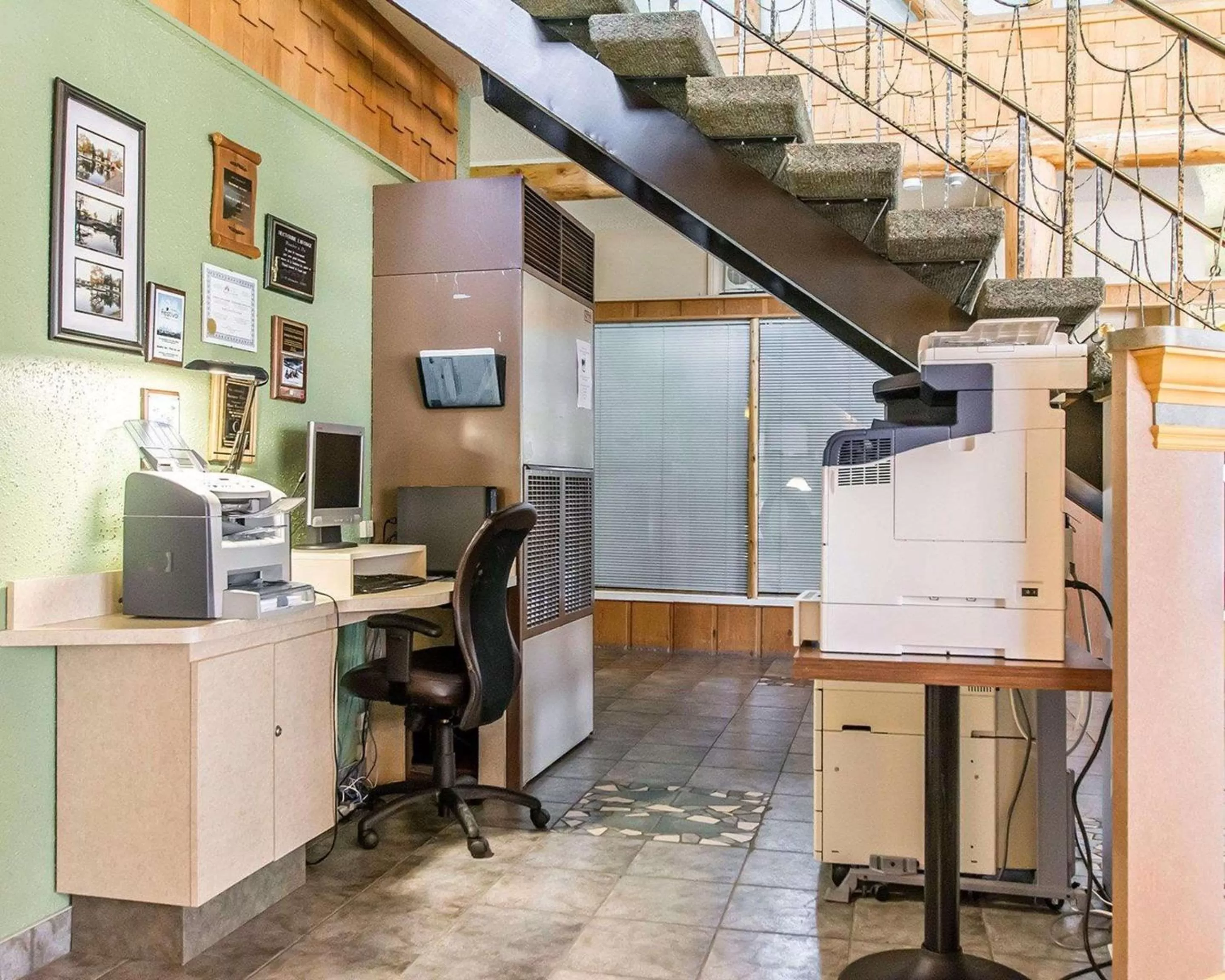 On site in Rodeway Inn