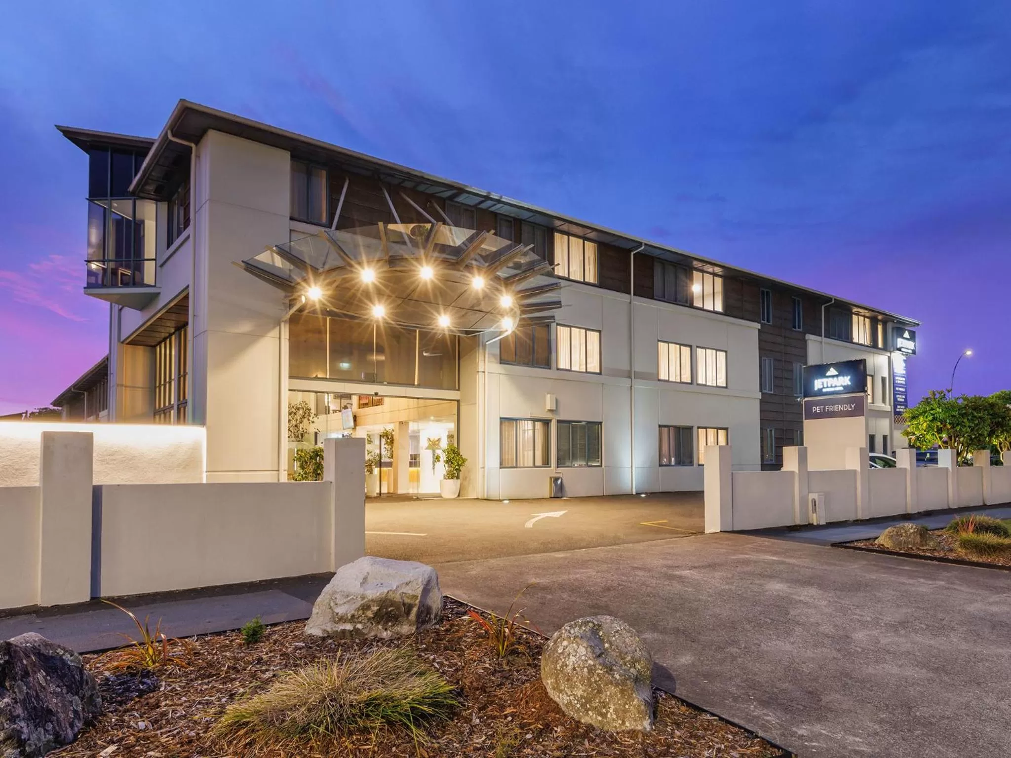 Property building in JetPark Hotel Rotorua