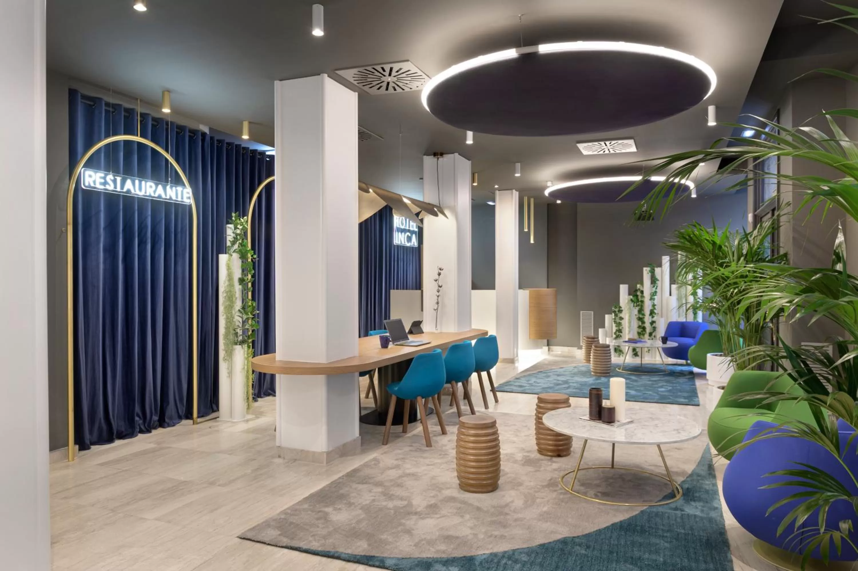 Lobby or reception in Hotel Inca