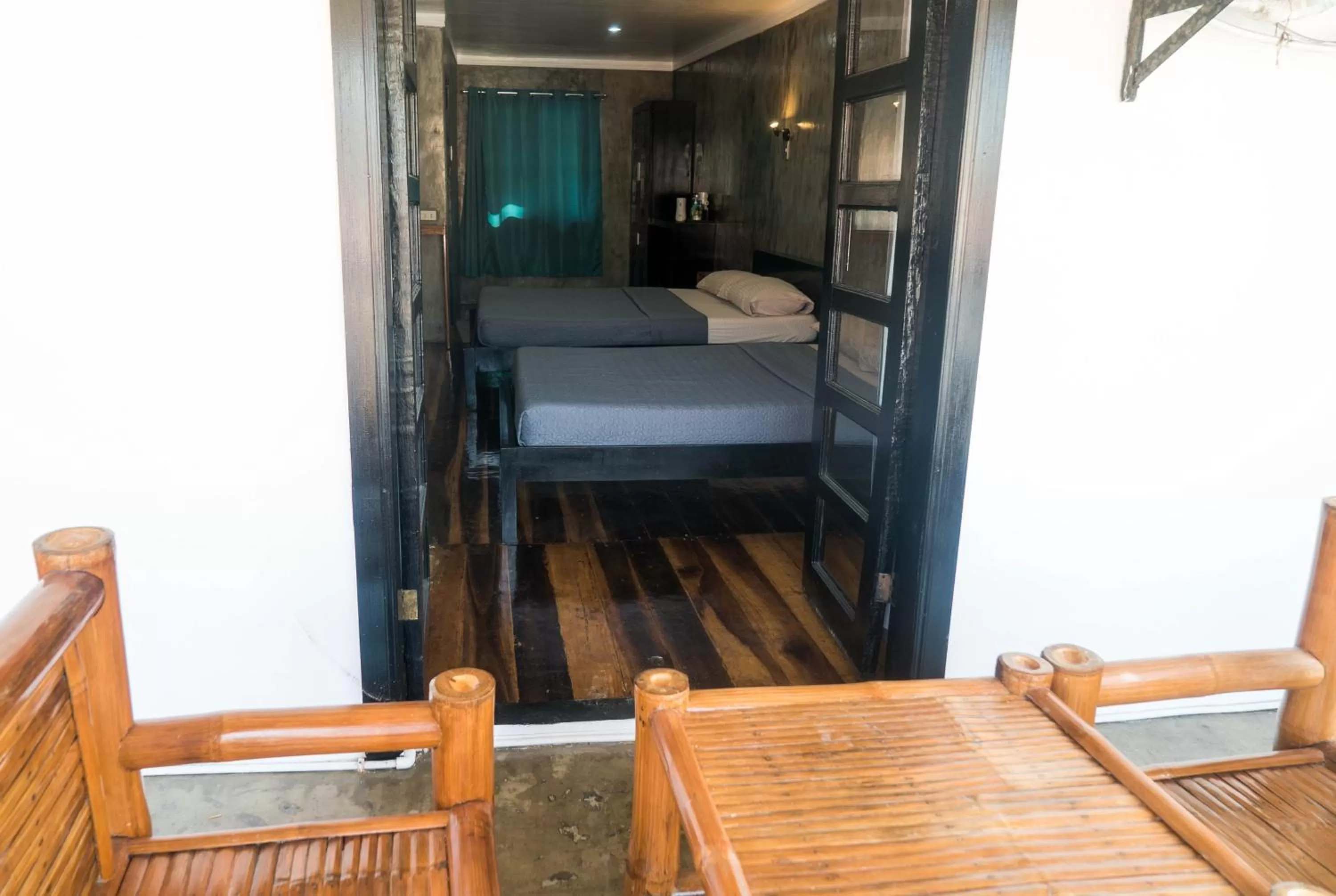 Bed in OKEANOS HOTEL