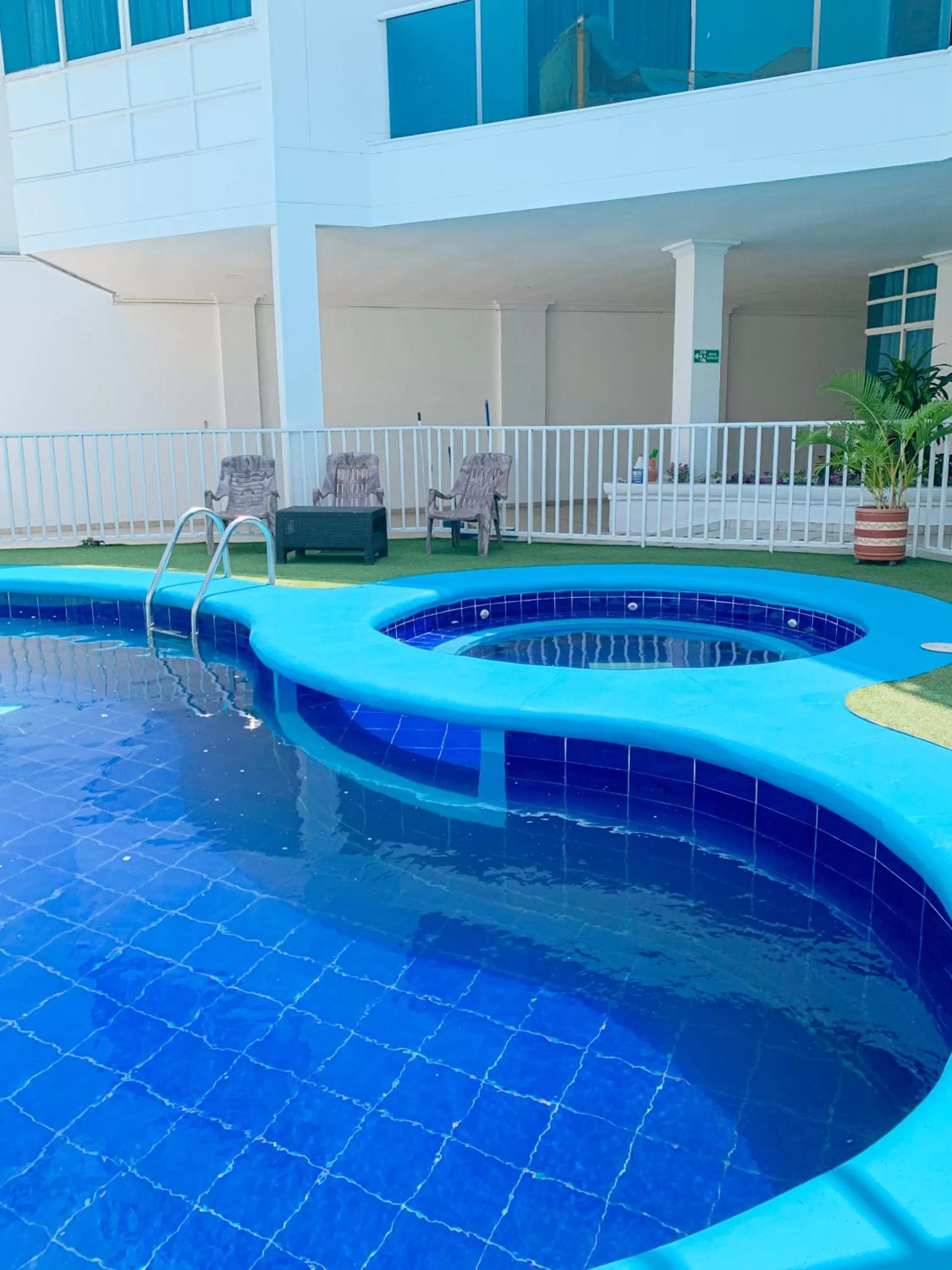 Pool view in Hotel Abi Inn By GEH Suites