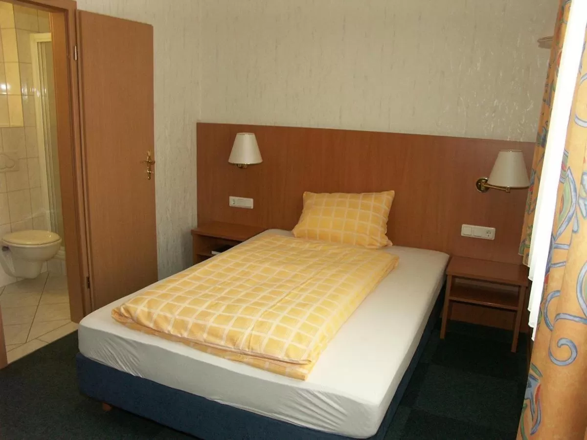 Bed in Hotel Bürgerhof