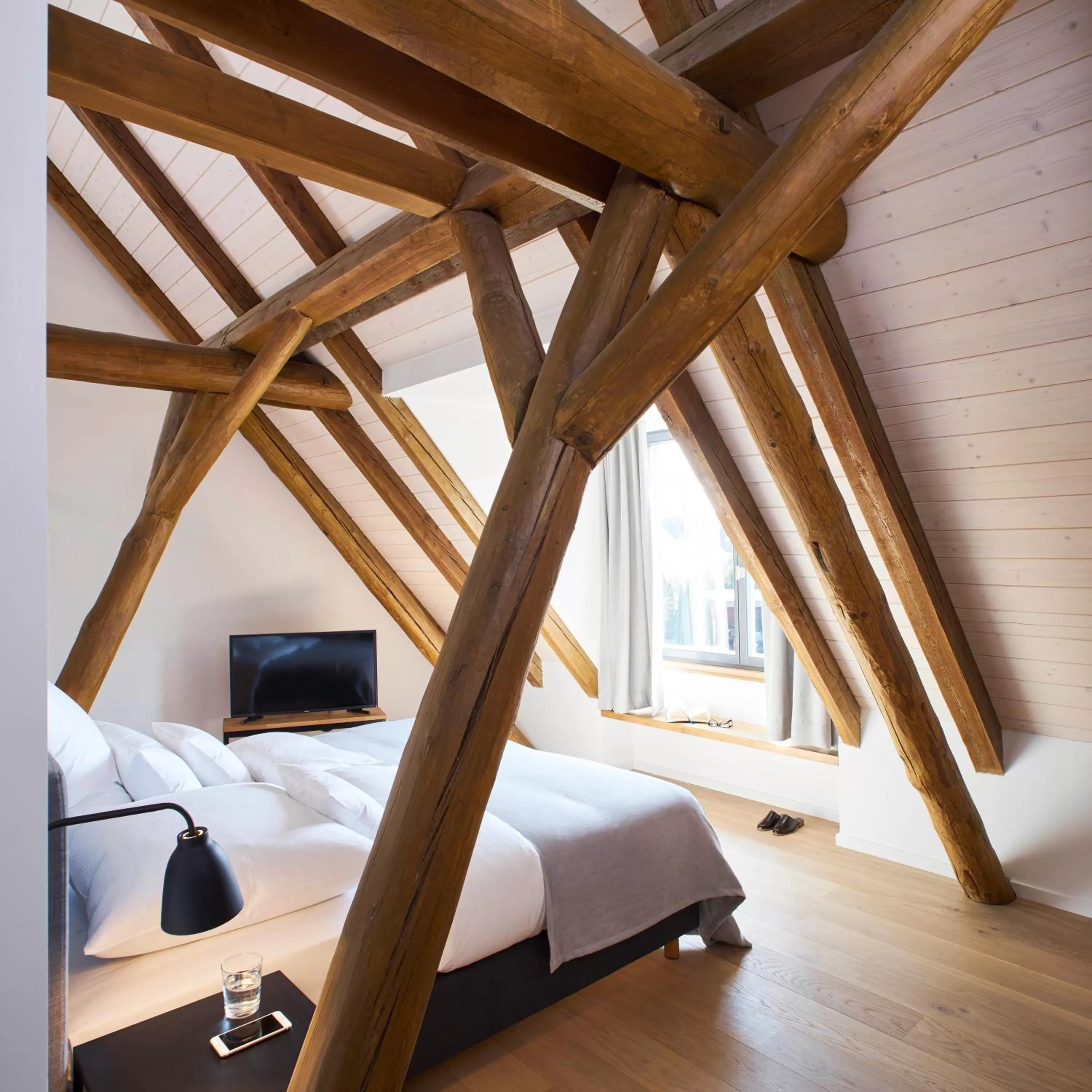 Bedroom, Bed in meinwolfsburg hotel auf dem rittergut vormals Yard Boarding Hotel