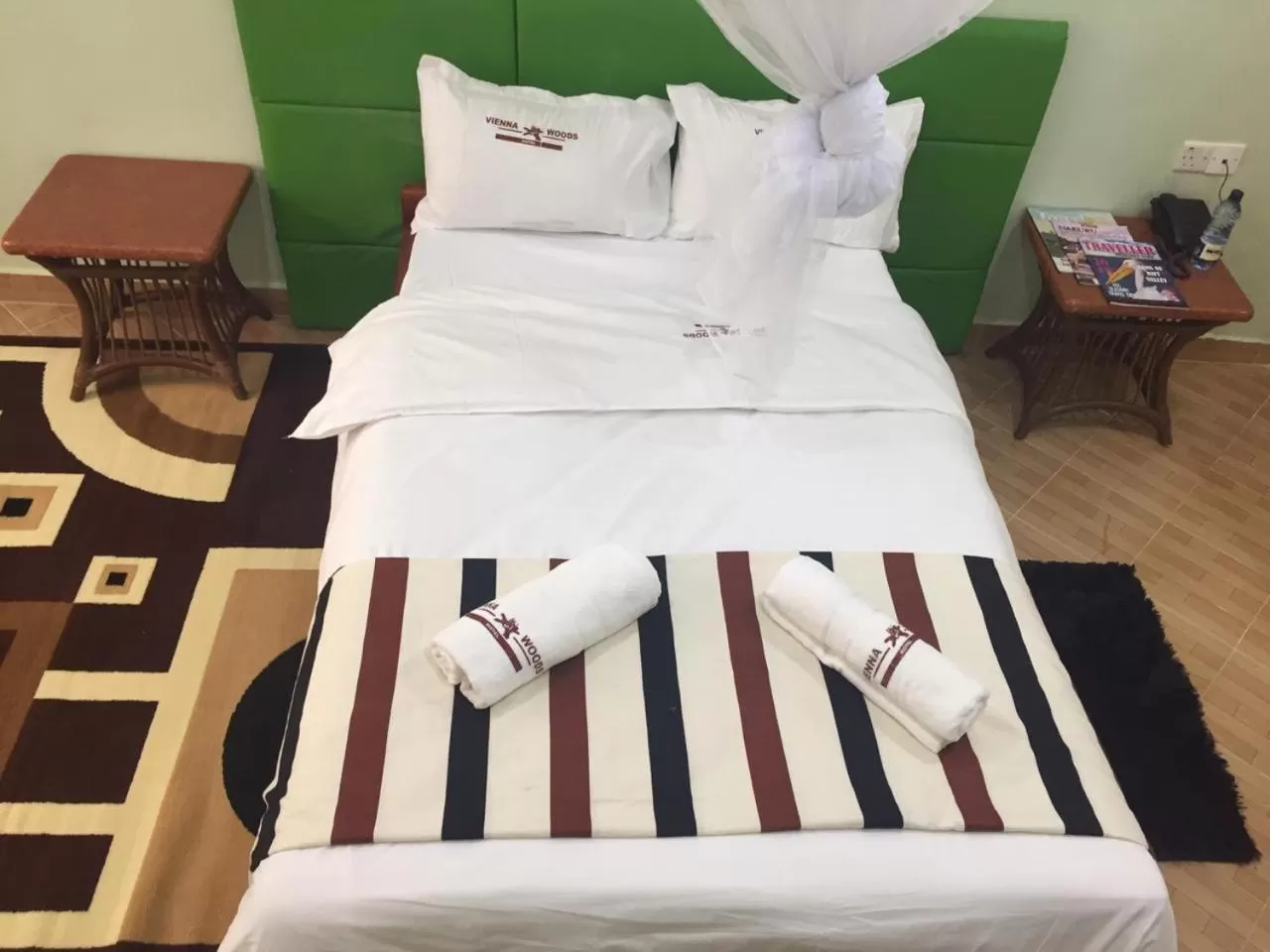 Bed in Vienna Woods Hotel Nakuru