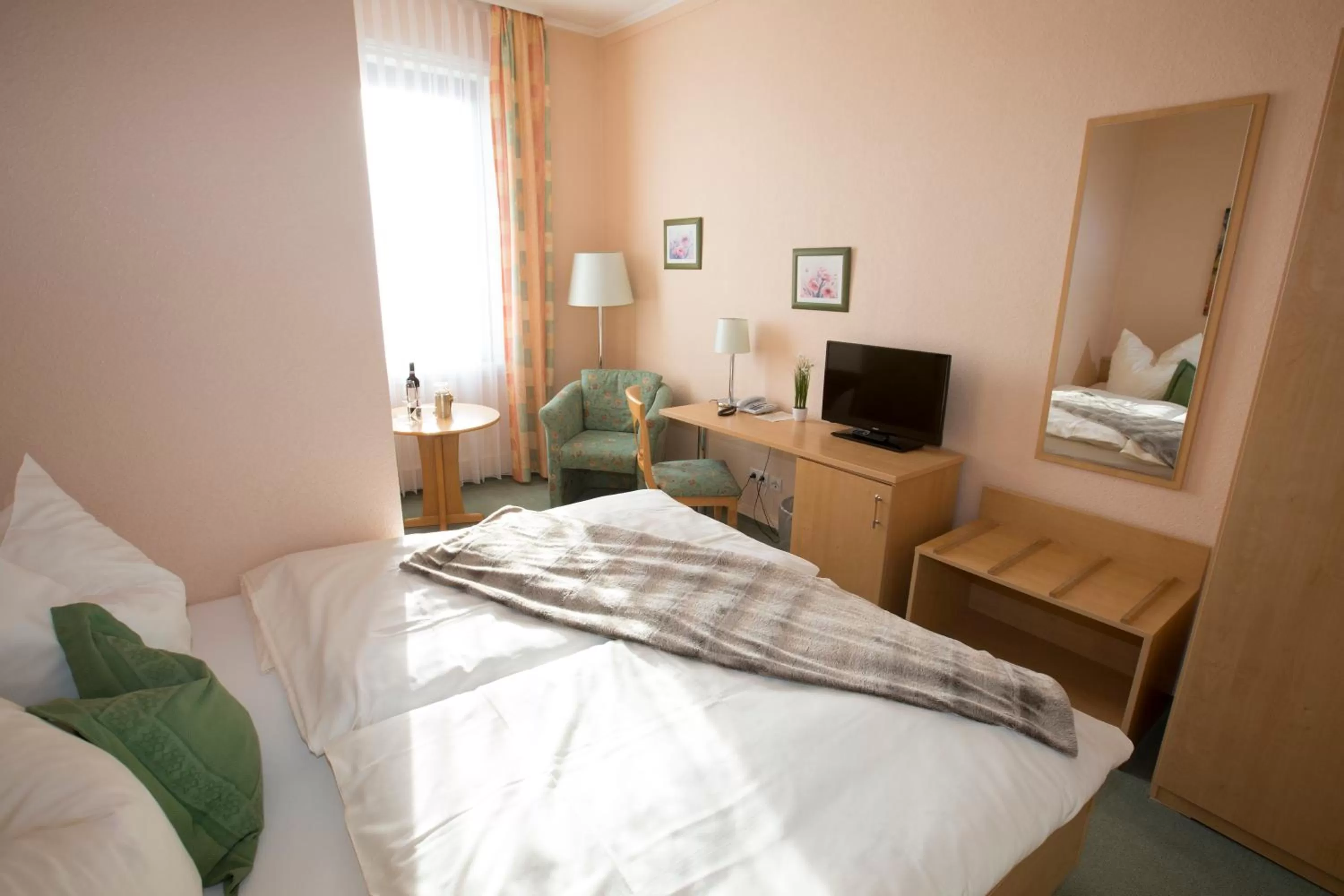 Bed in Hotel-Restaurant Wilhelmsbad