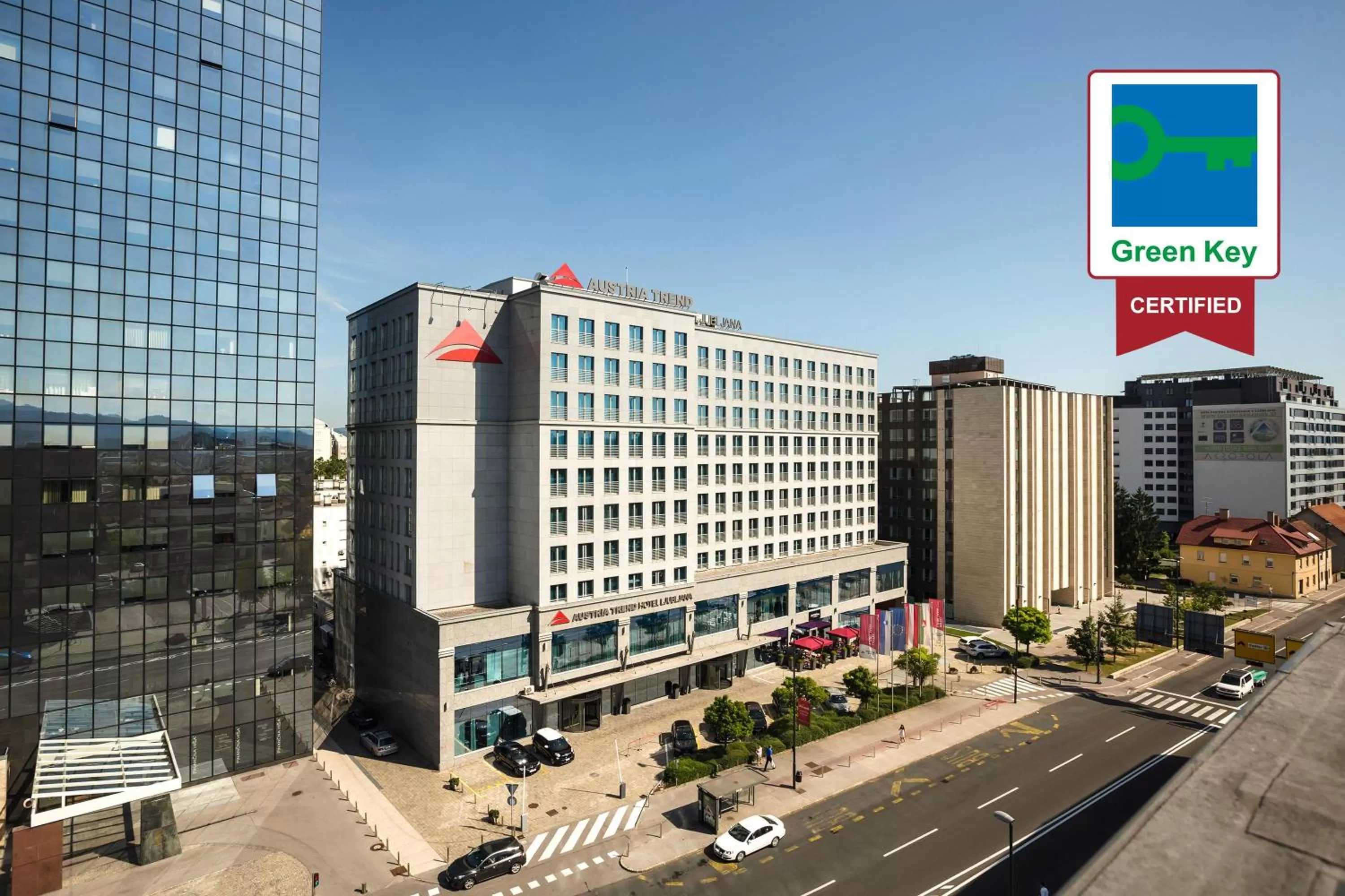 Property building in Doubletree by Hilton Ljubljana