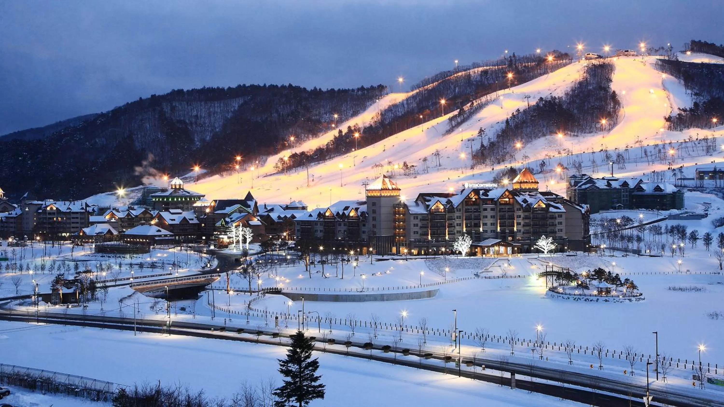Property building in Intercontinental Alpensia Pyeongchang Resort by IHG