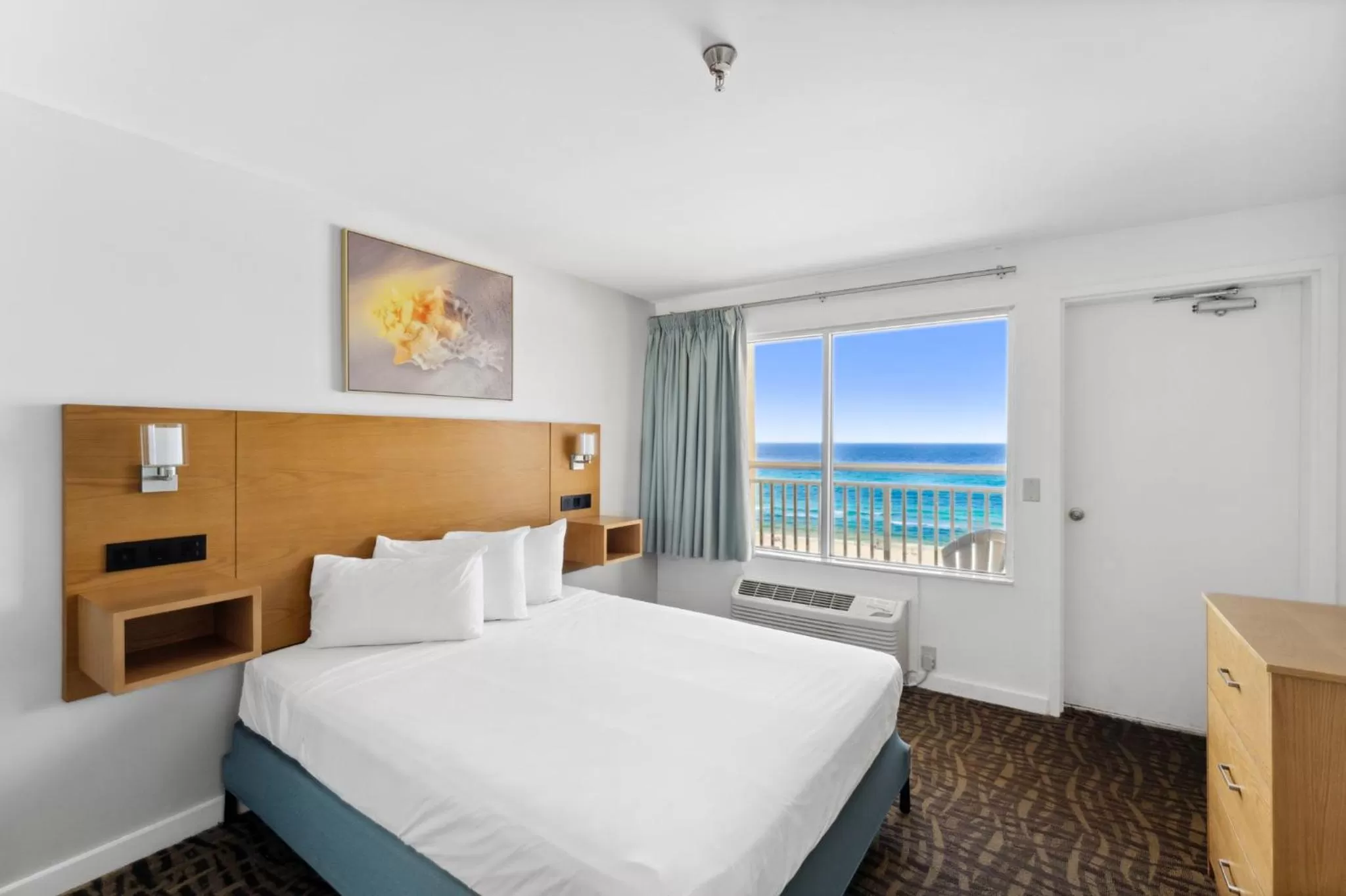 Bedroom, Bed in Beach Tower Beachfront Hotel, a By The Sea Resort