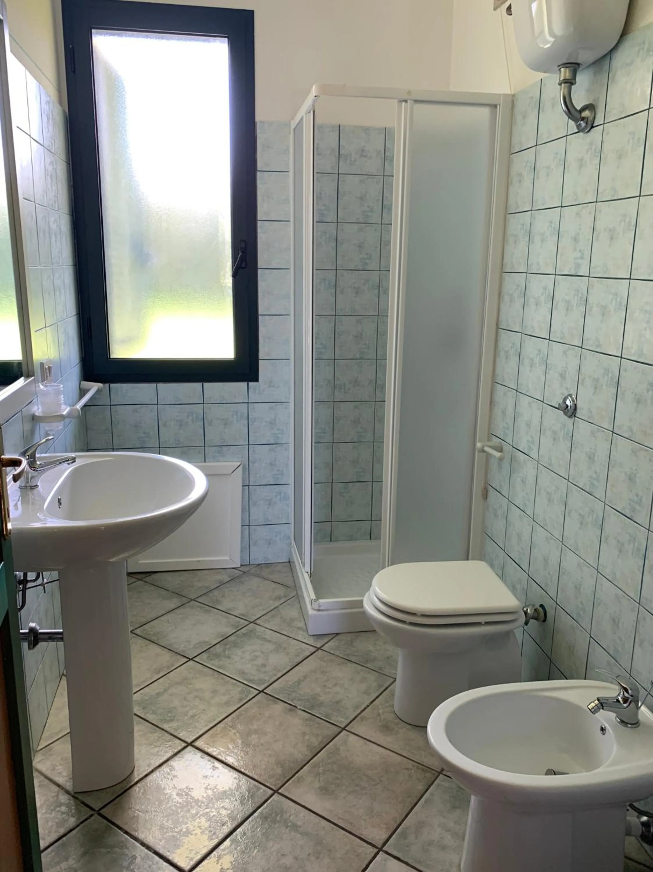 Shower in Hotel La Ciaccia