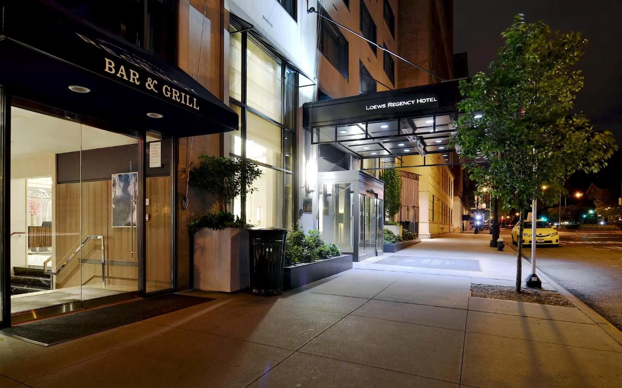 Property building in Loews Regency New York Hotel