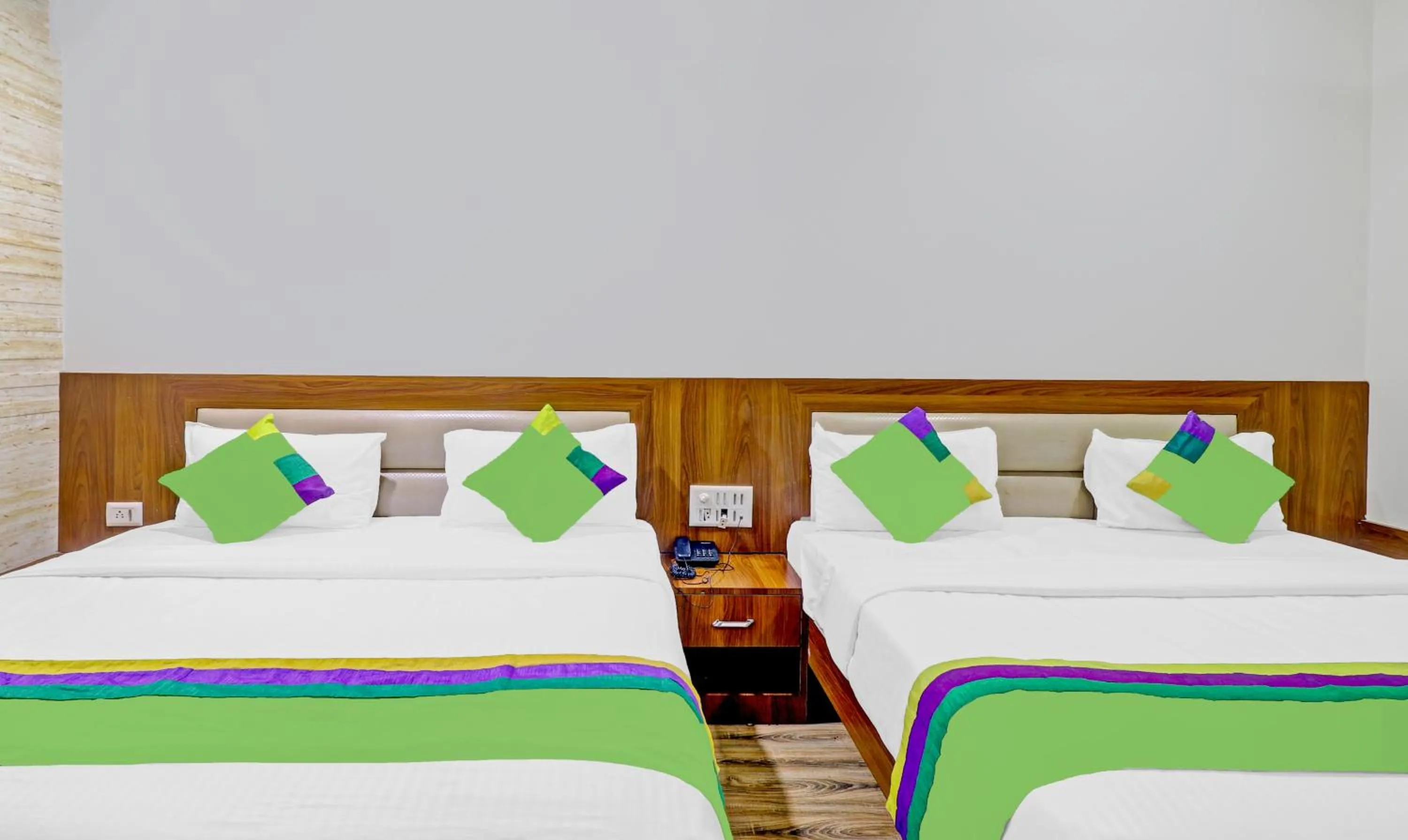 Bed in Treebo Trend Taj Dream