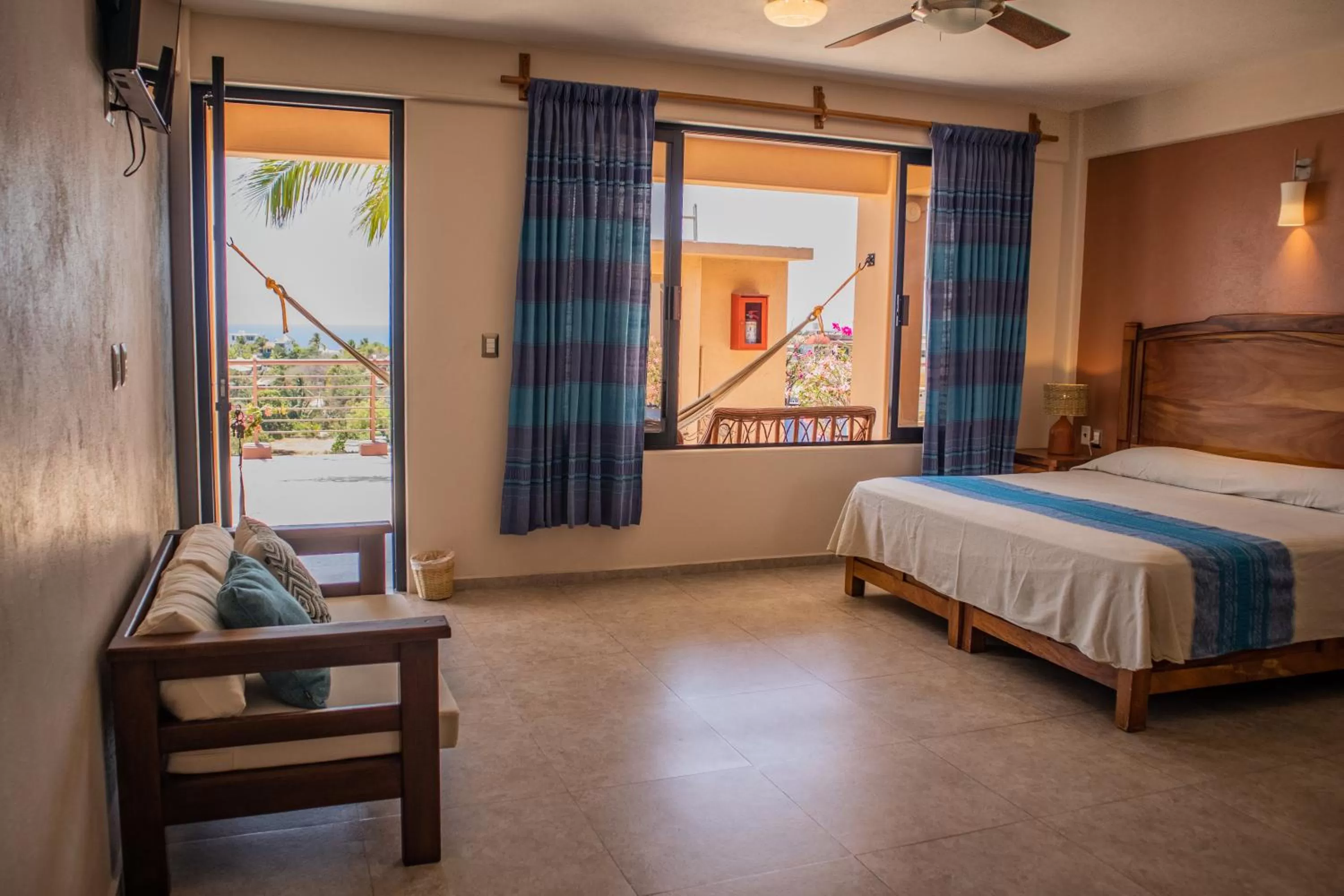 Bed in Hotel El Mirador