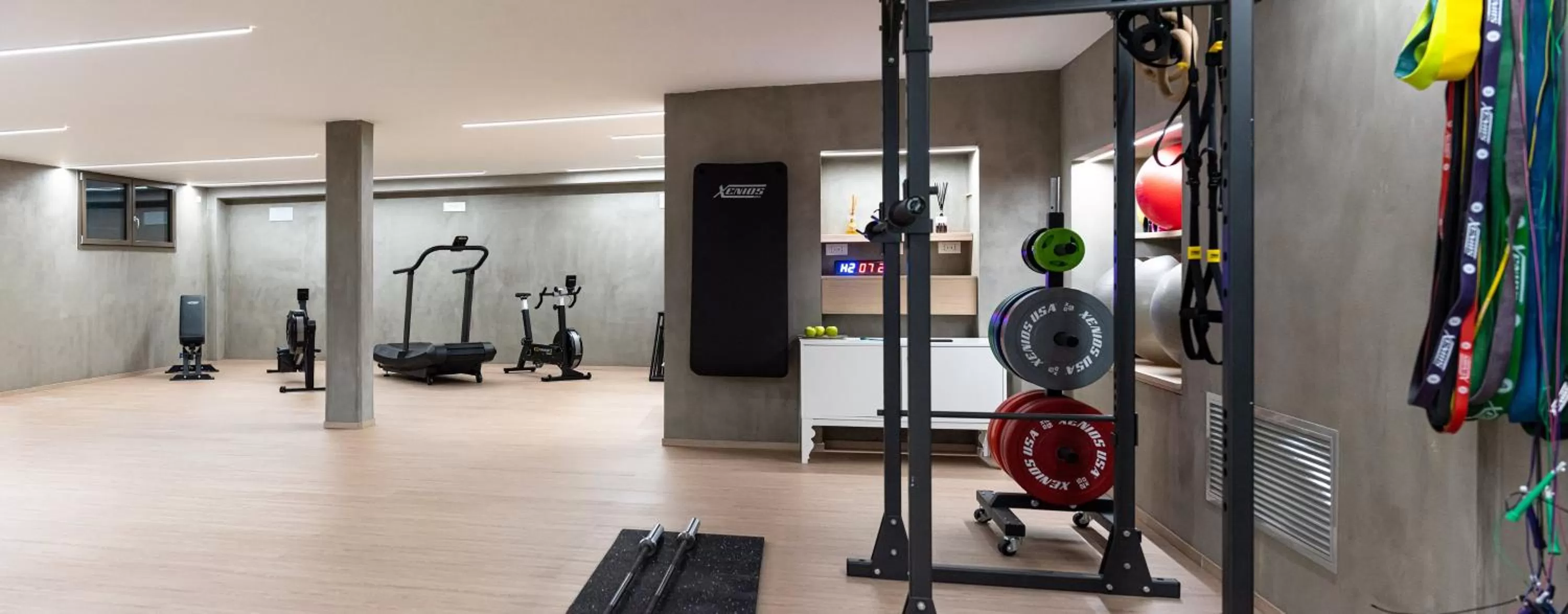 Fitness centre/facilities in Le Rose Spa Hotel