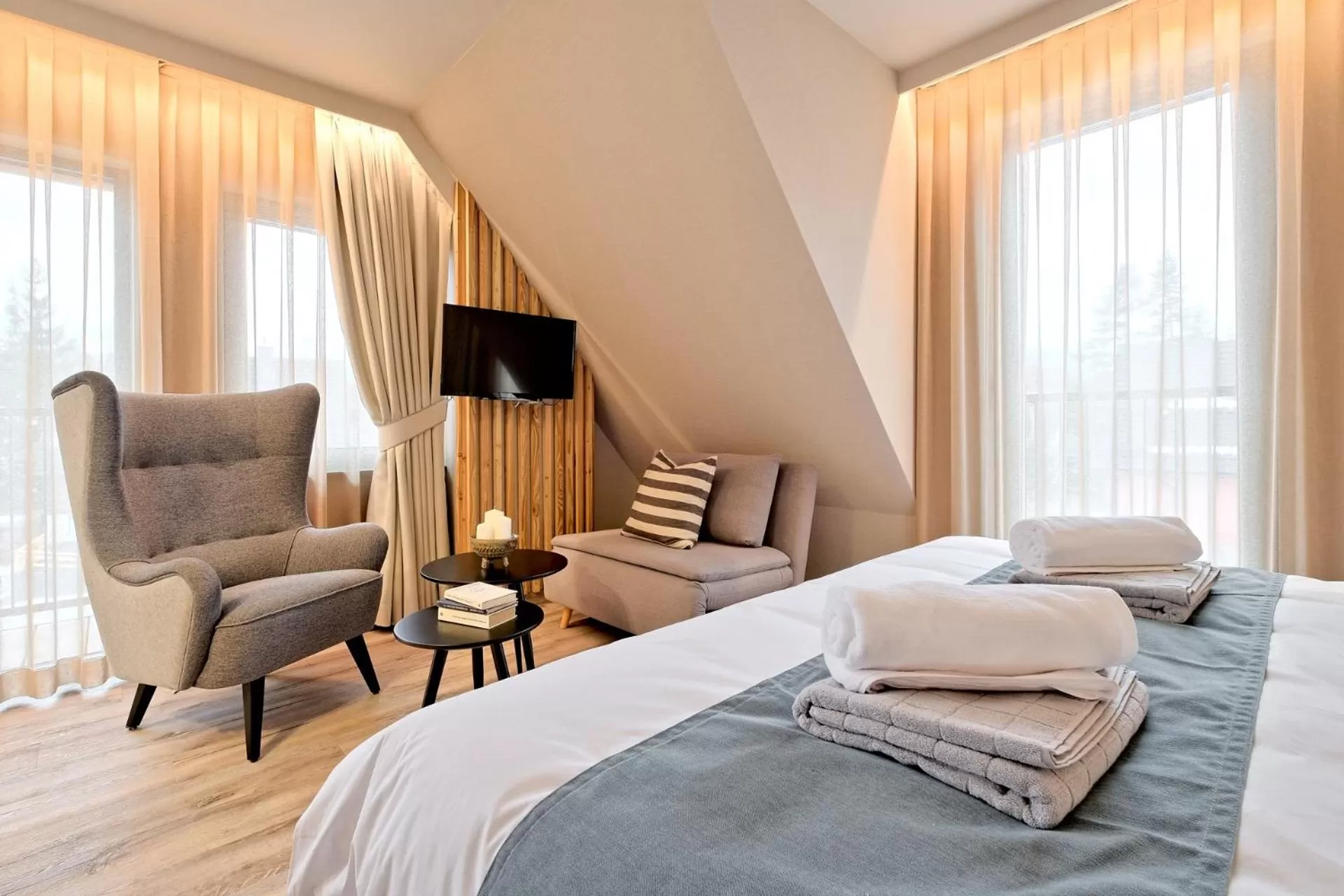 Bed in Harda House Friends & Spa