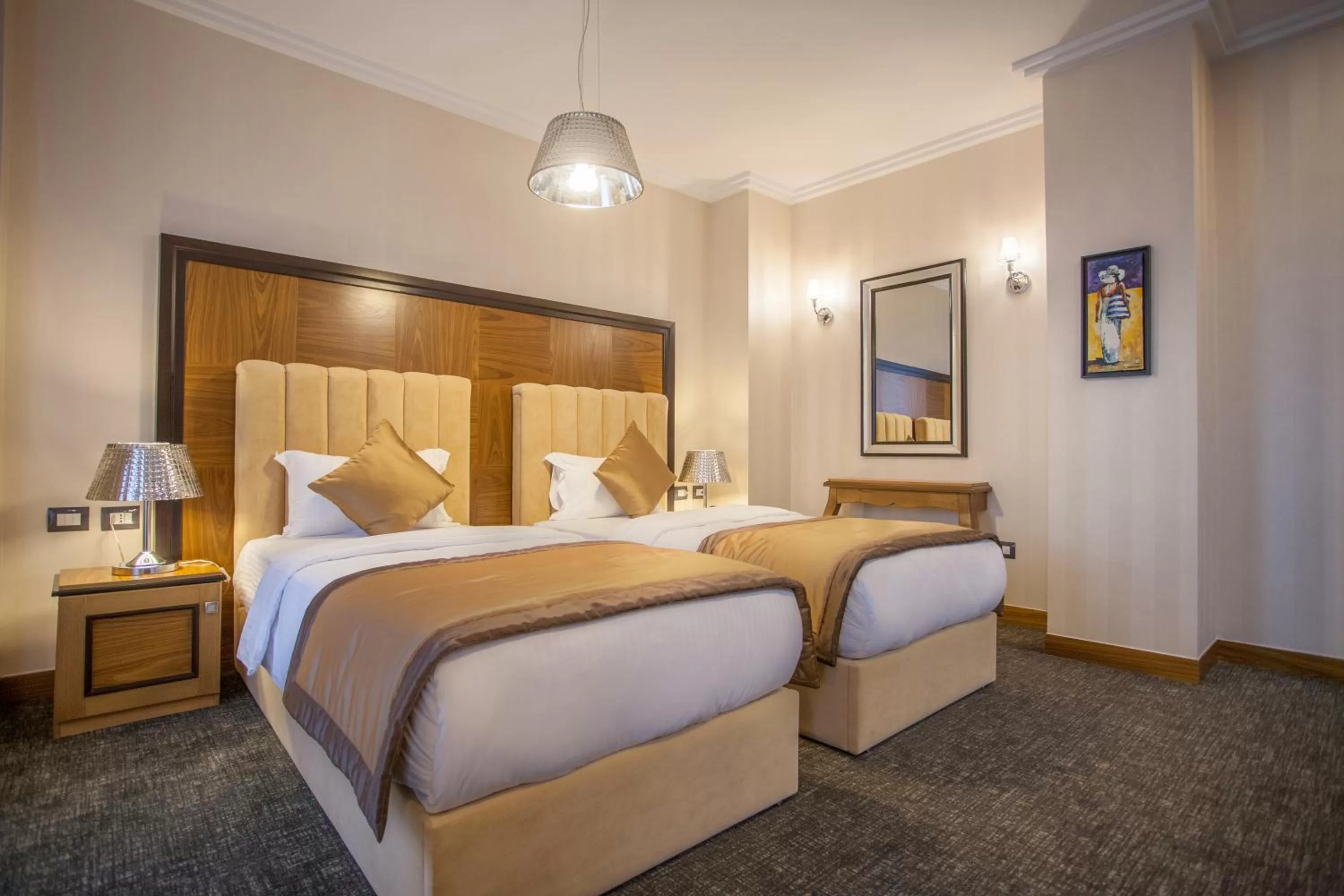 Bedroom, Bed in Hotel Colosseo Tirana